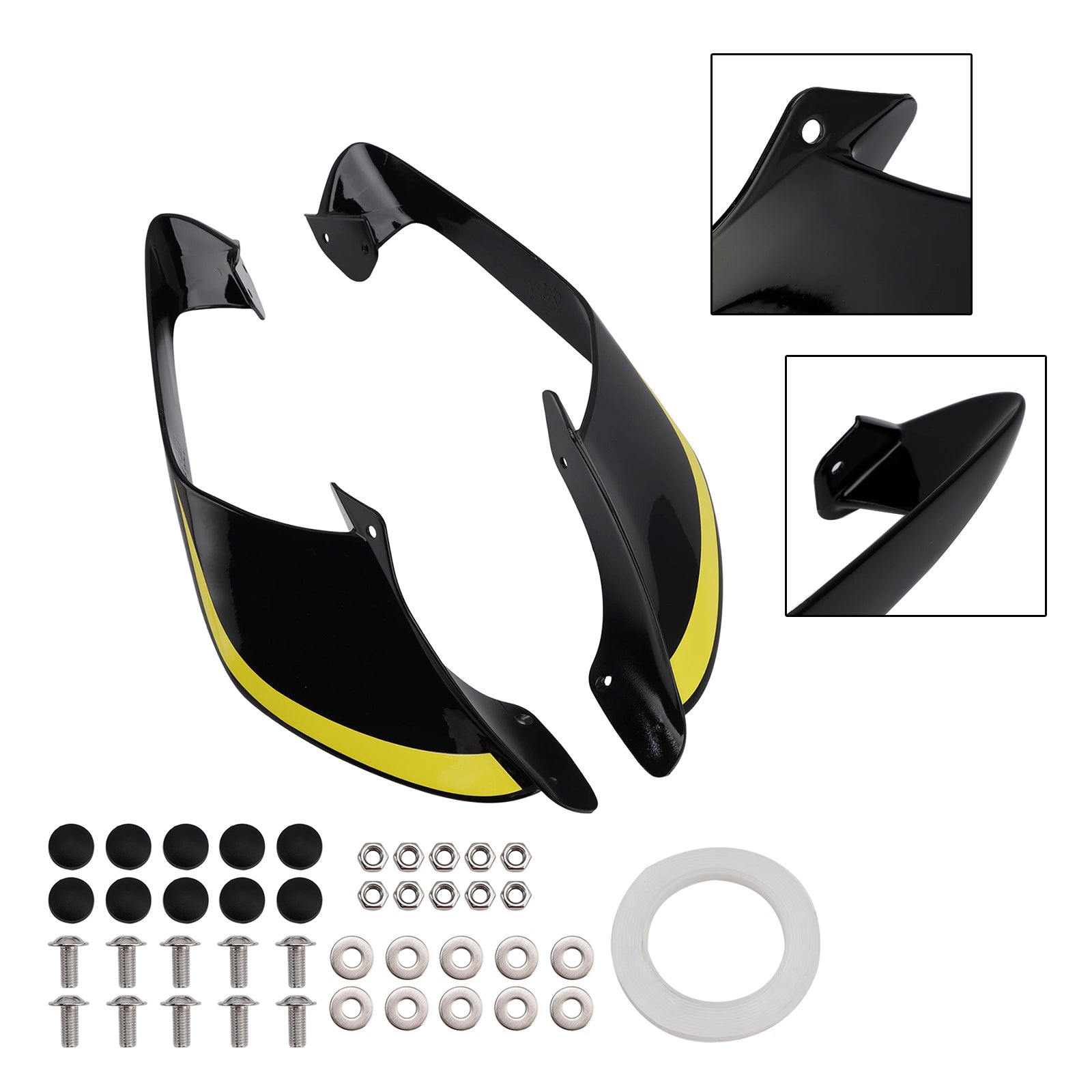 2021-2024 Yamaha YZF R1 R1M ailes latérales avant ailes becquet carénage