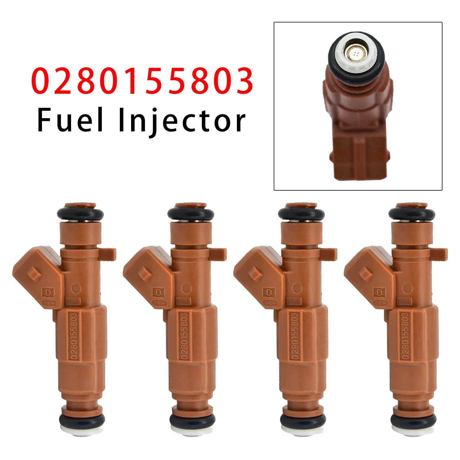 4Pcs Fuel Injector For Peugeot 806 605 306 406 2.0 16V 0280155803 96288914