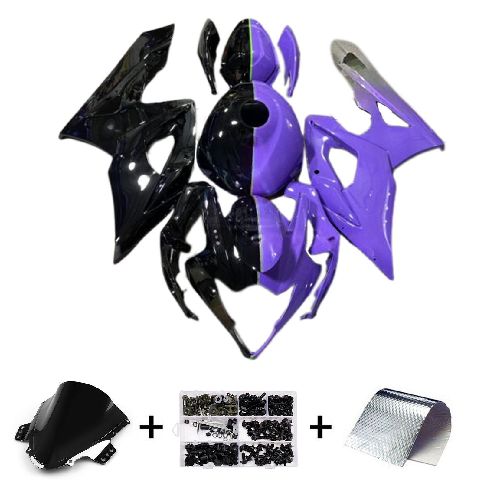 Kit de carénage d'injection carrosserie plastique ABS pour Suzuki GSXR1000 2005-2006 K5