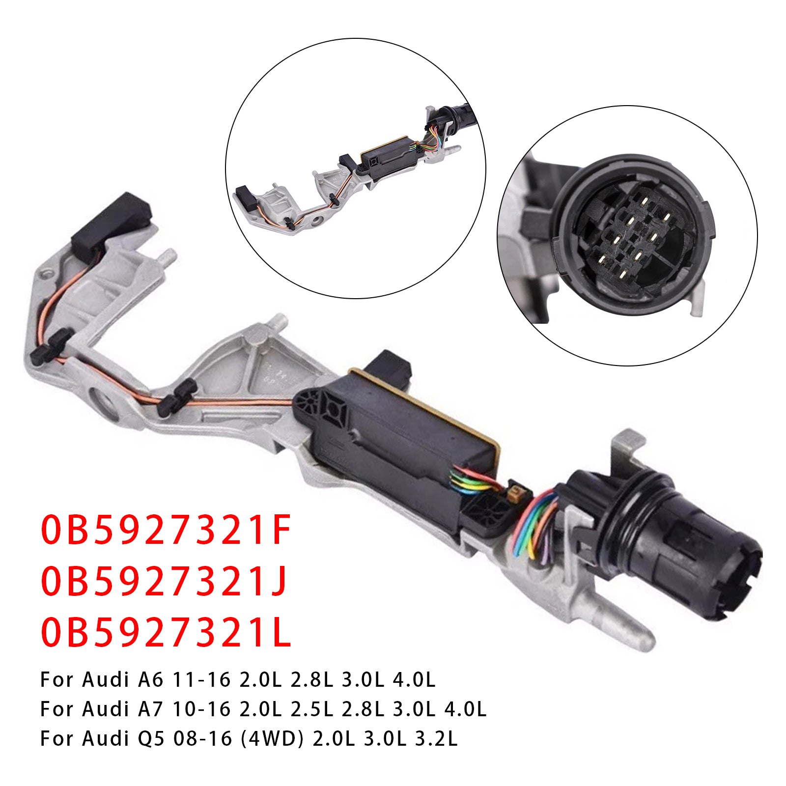 Transmission Selector Lever Position Sensor For Audi A4 A5 A6 A7 Q5 DL501 0B5