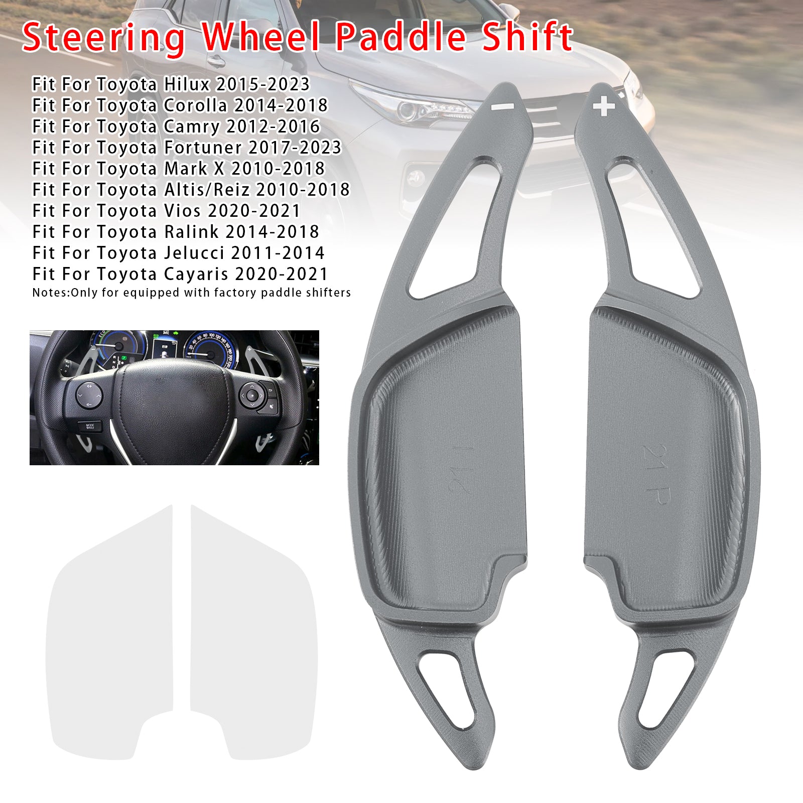 SHIFTER DE PADRÃO DE VOIDO DO RODO PARA TOYOTA HILUX FORTUNER