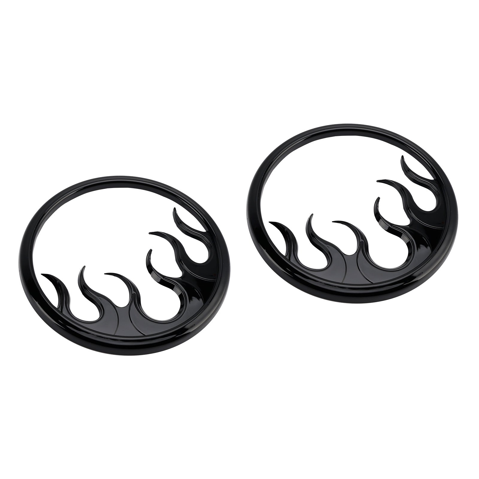 Flame Speaker Grills Accent Trim Cover For Touring Electra Glide Ultra Classic