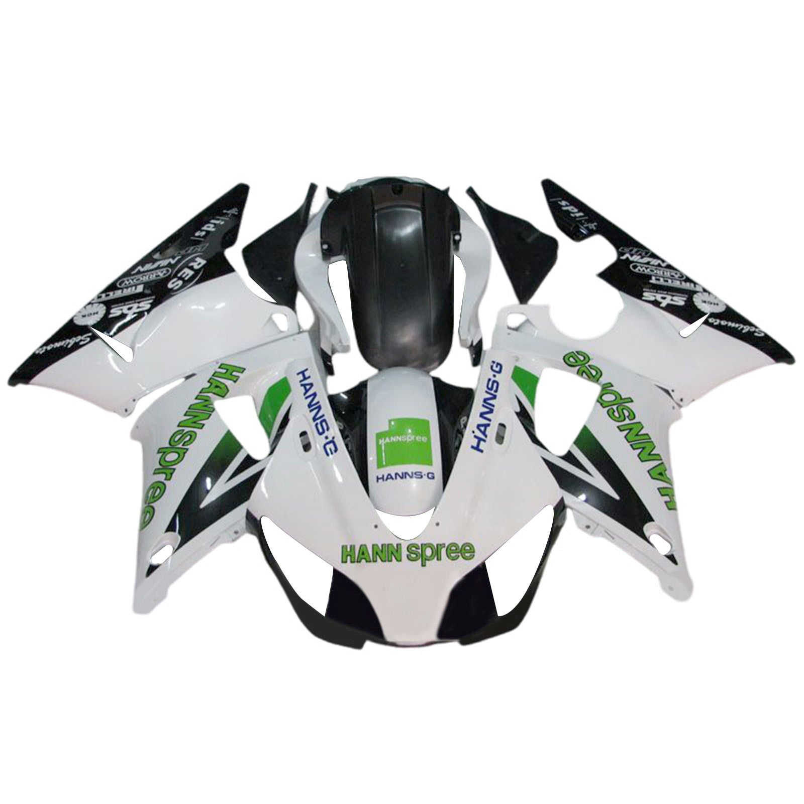 1998-1999 YAMAHA YZF-R1 injektionsmässa kit Bodywork Plastic ABS