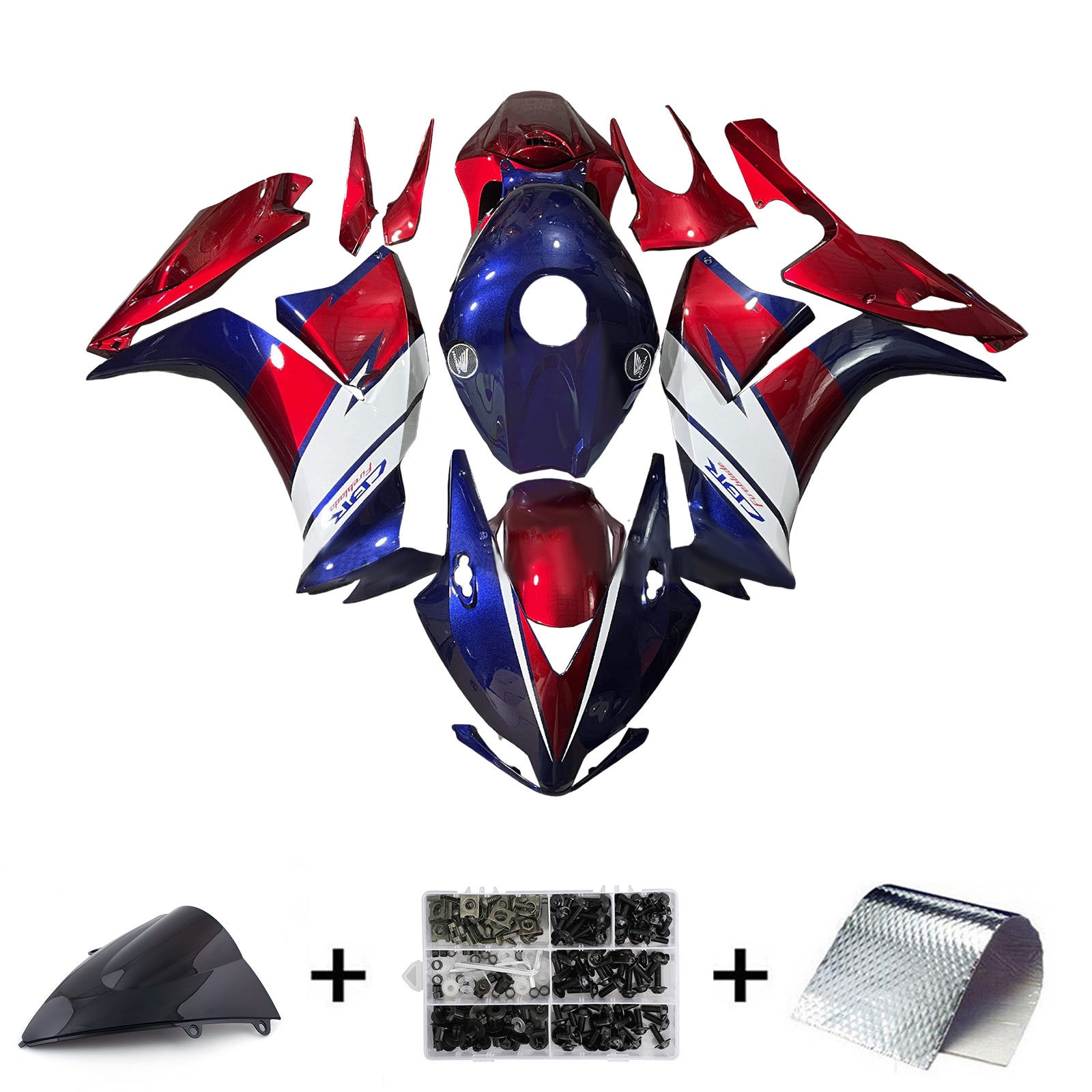 2012-2016 Honda CBR1000RR Kit de carenado de inyección Carrocería Plástico ABS