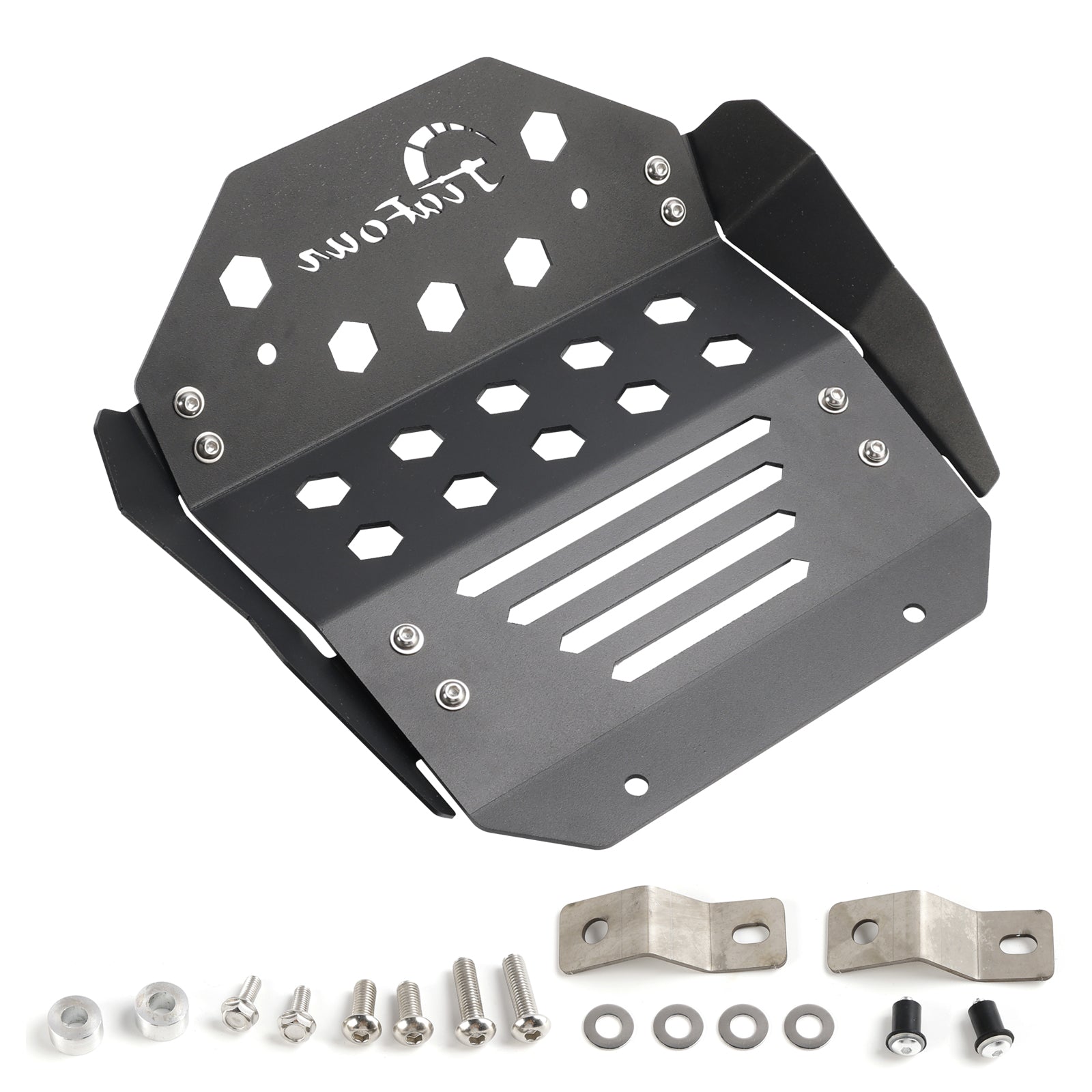 2021-2024 Honda Trail 125 zwarte motorbeschermplaat onder beschermplaat