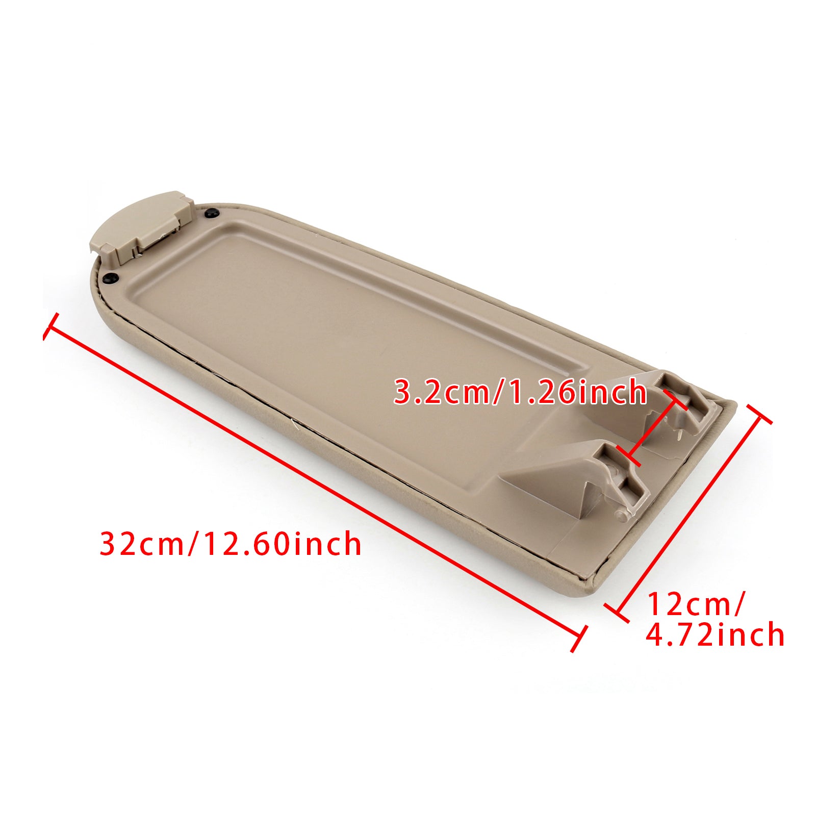 Beige Leather Armrest Centre Console Lid For VW MK4 Jetta Bora Golf 18D867173