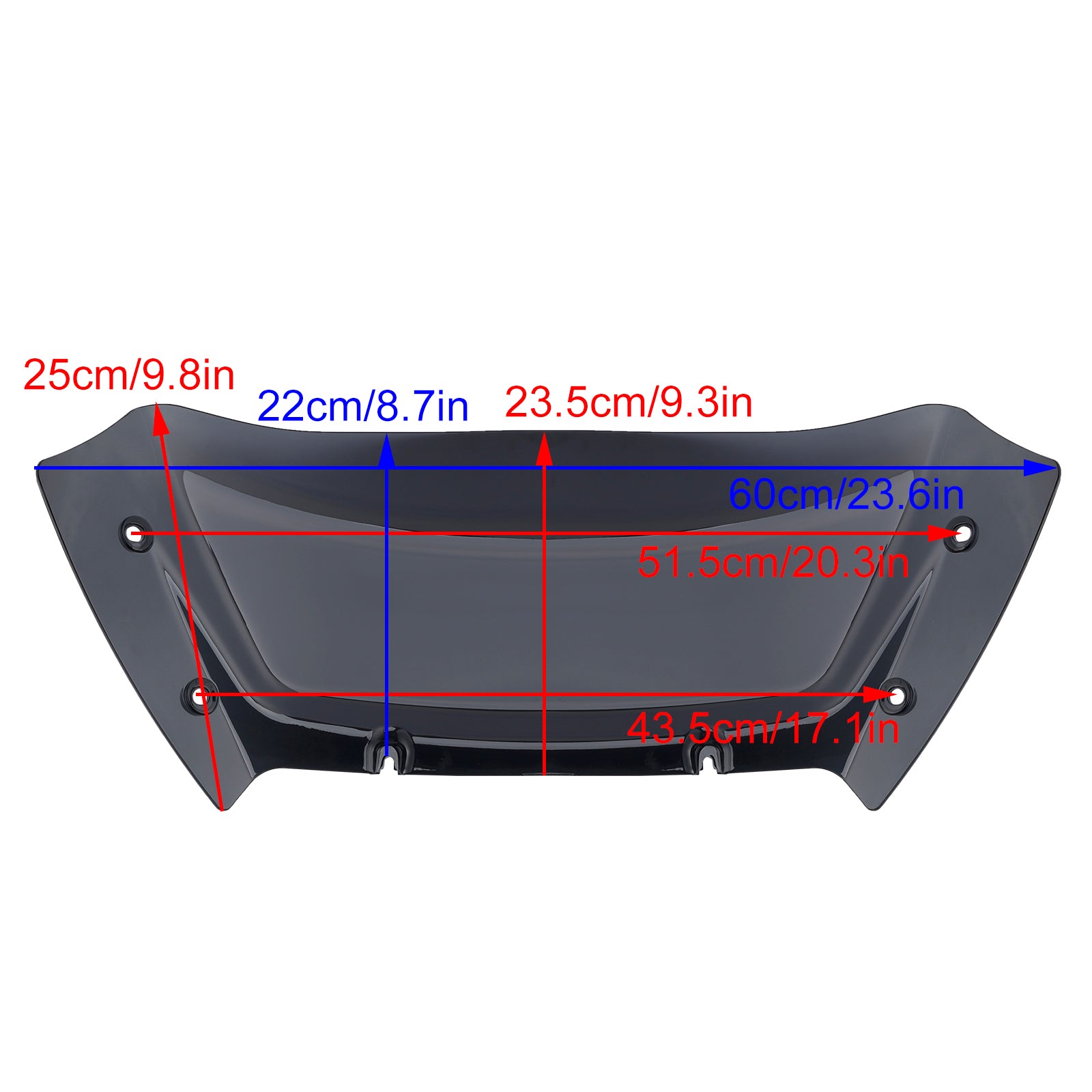 2023-2024 Touring Street Glide CVO 117 121 9" Windshield WindScreen