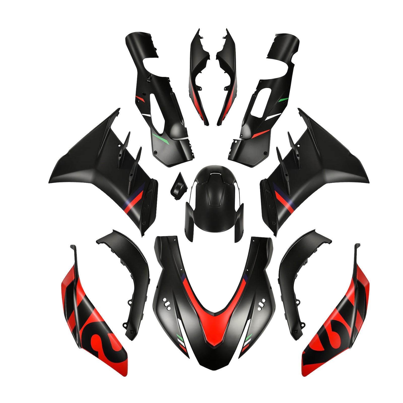 Injeção ABS Kit de carenagem de plástico de plástico para Aprilia RSV4 2021-2024