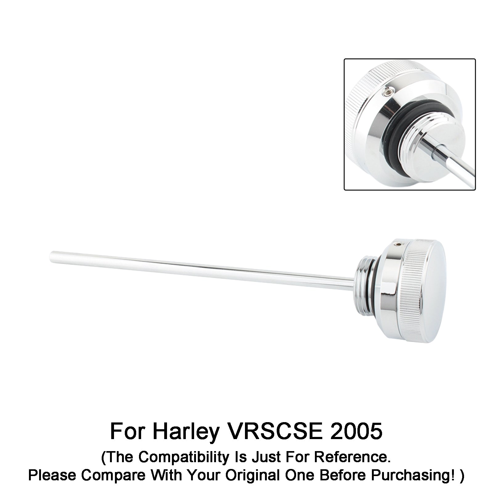 Tapón de tapa de tanque de varilla medidora de aceite, compatible con VRSCA VRSCB VRSCD VRSCSE VRSCAW