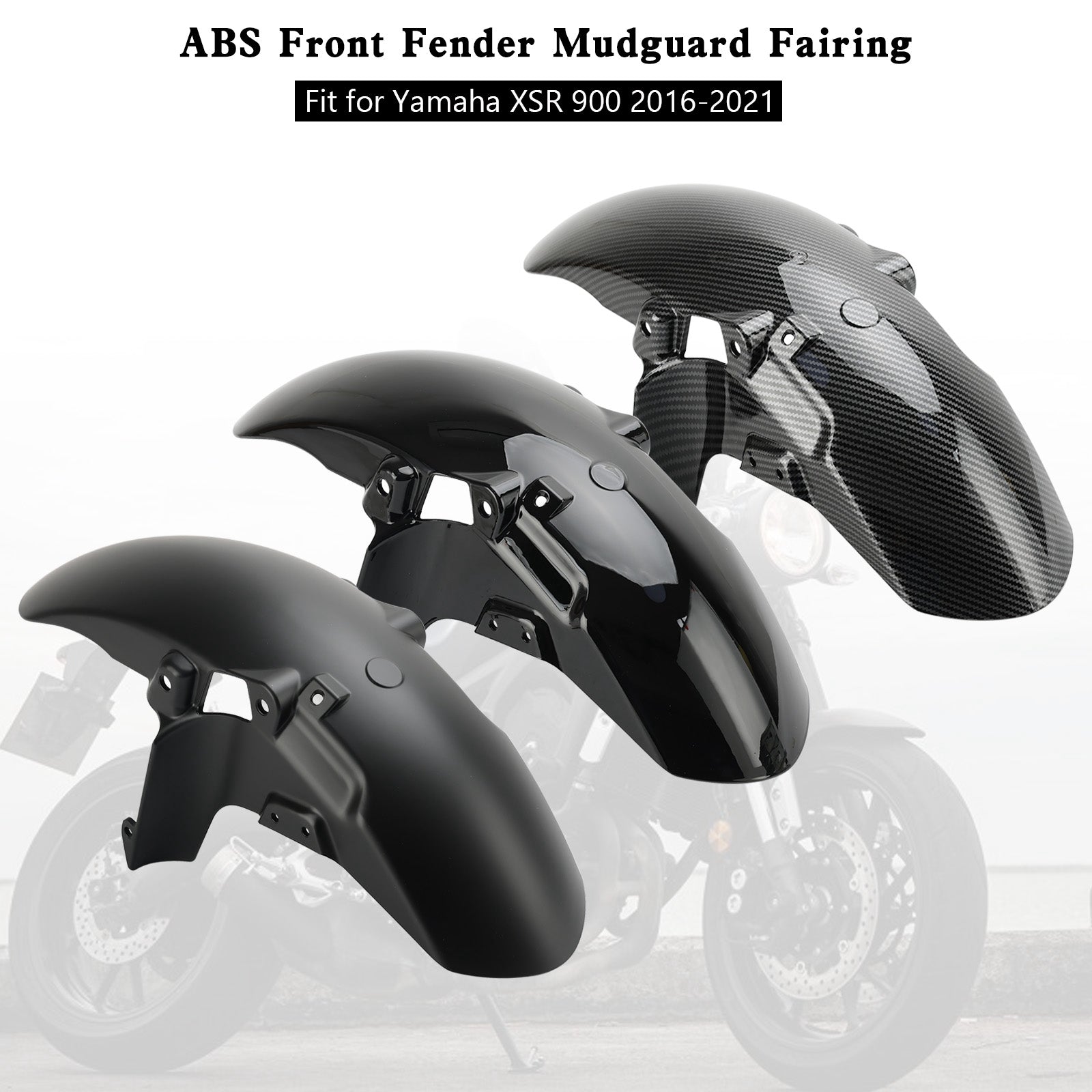 ABS plastový predný blatníka Mudguard Wining pre Yamaha XSR 900 2016-2021
