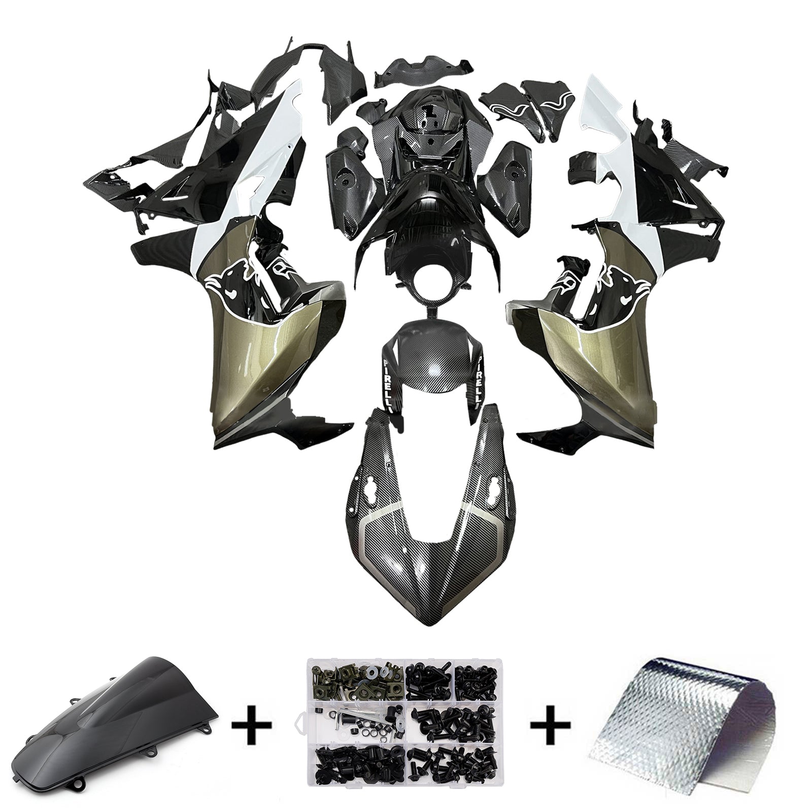 Kit de carenado de inyección carrocería plástico ABS para Honda CBR1000RR 2017-2023