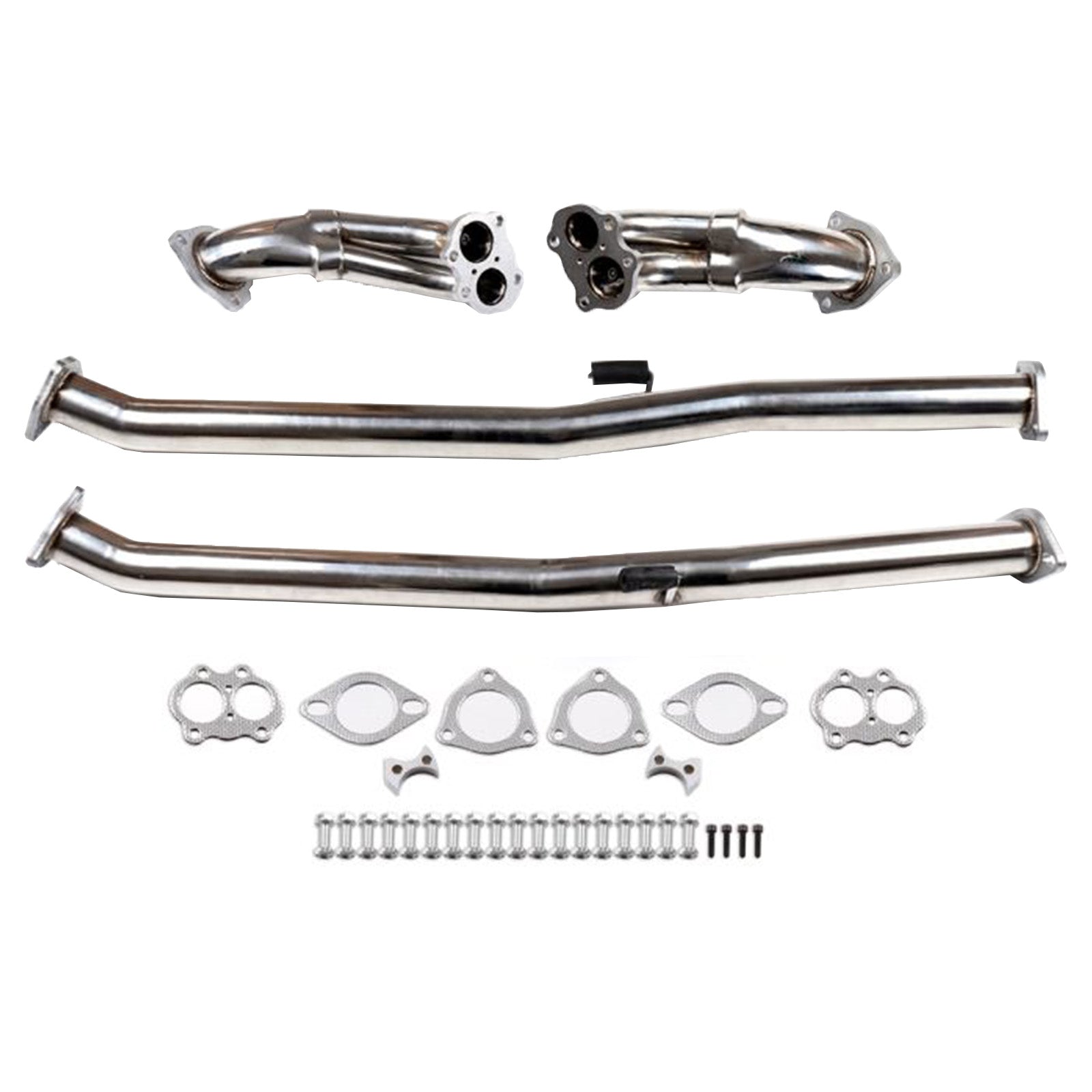 Ajustement du pipe d'échappement en acier inoxydable pour 1990-1996 Nissan 300ZX Z32 Turbo 3.0L