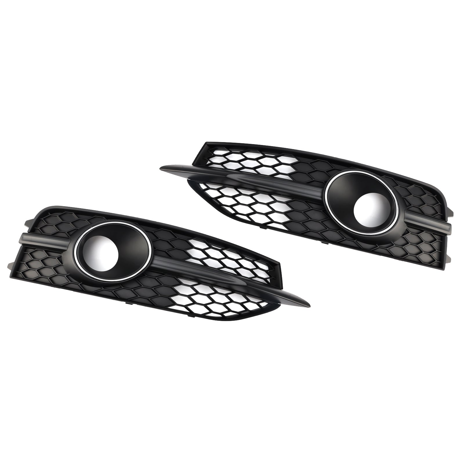 2012-2015 Audi A7 S-Line S7 Svart främre stötfångare Dimljus Grillskyddsram