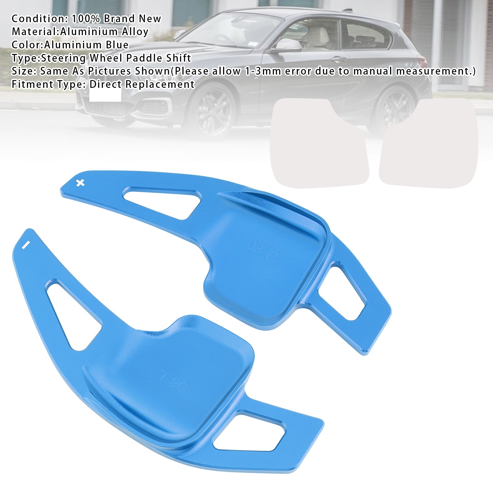 Extensiones de palanca de cambios del volante para BMW F22 F23 X1 X6