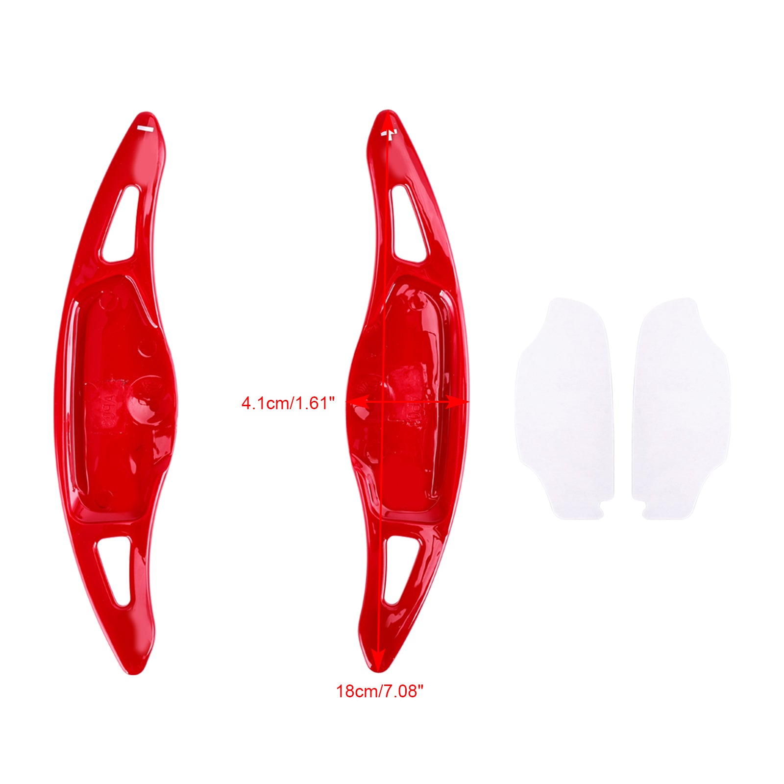 Rødt rattskift Paddle Shifter Extension Fit Kia Stinger 2018-2022