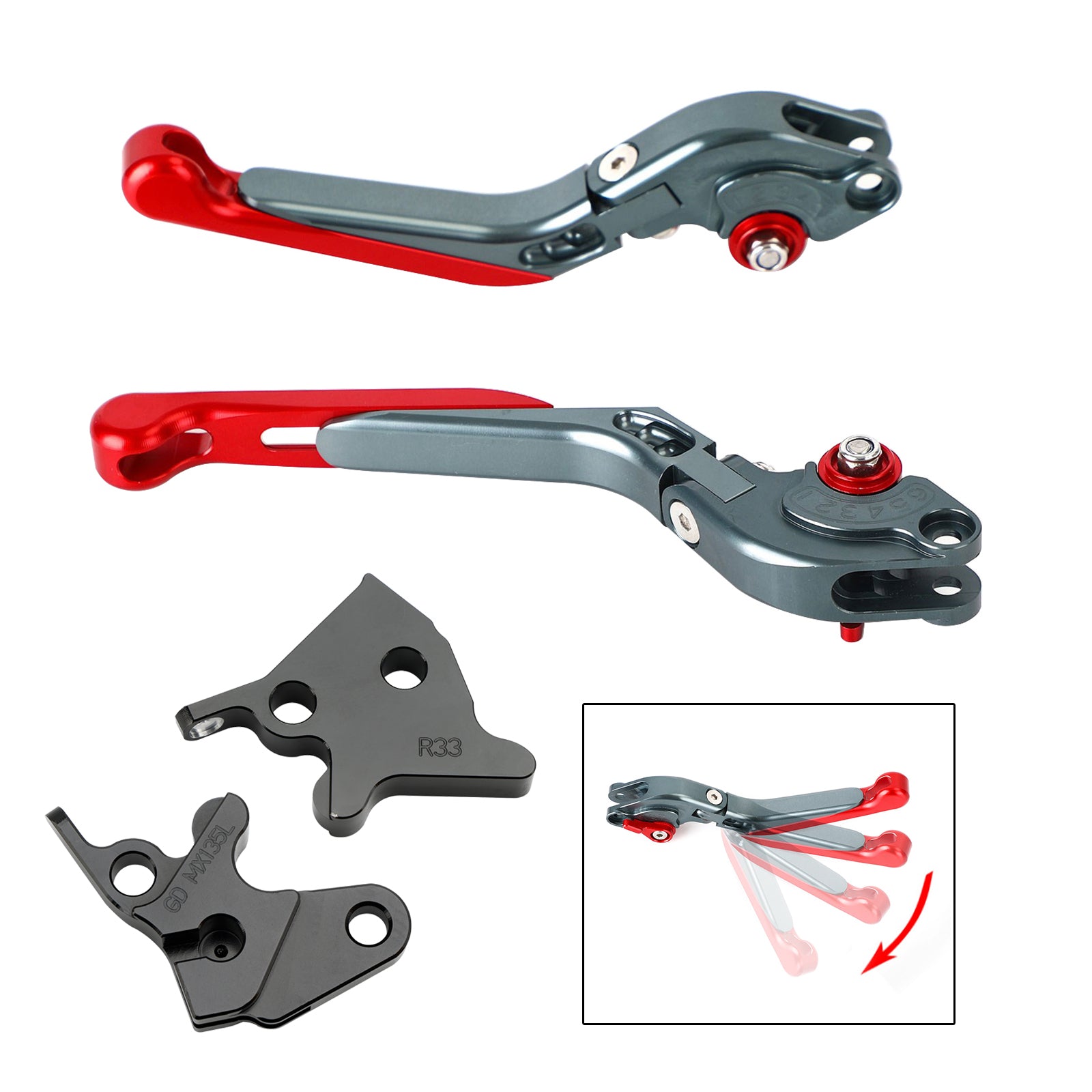 2005-2014 YAMAHA YBR125 Adjustable Clutch Brake Lever