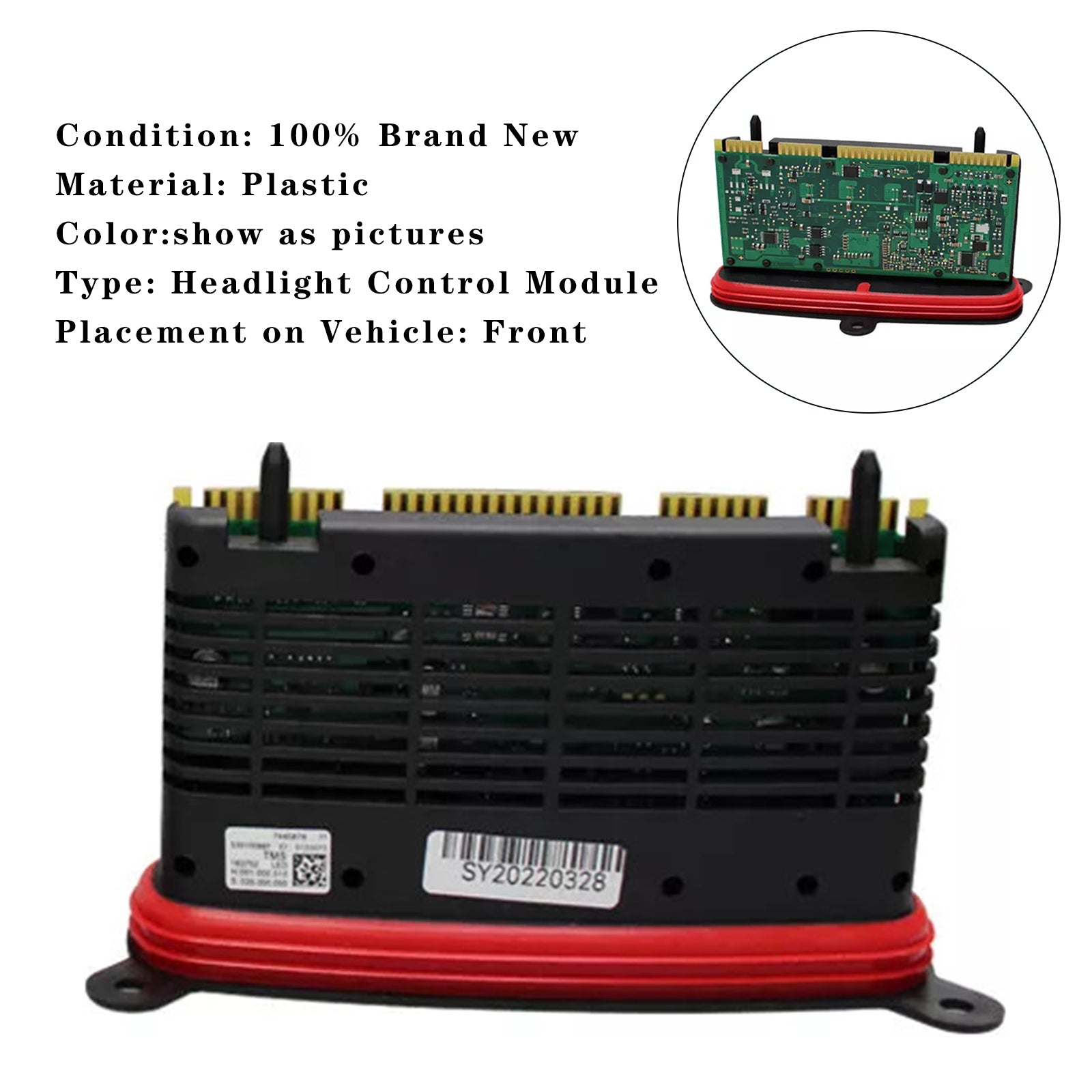 06/2010-10/2016 BMW 5 'F10 (FULL LED) strålkastardrivrutin Modulkontroll 63117440878