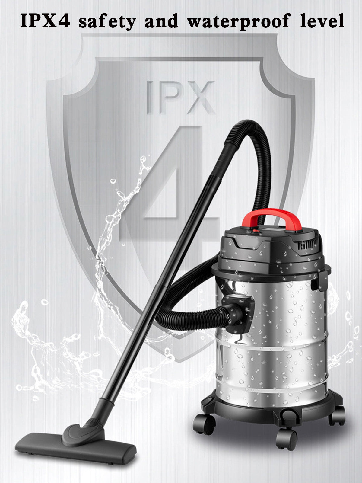 5 gallon stål rustfritt våt/tørrbeholder vac shop støvsuger 1800w