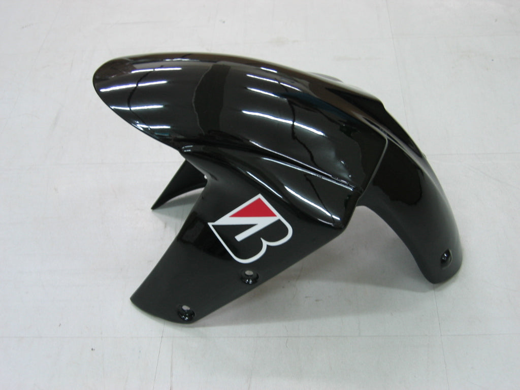 2005-2006 Kawasaki ZX6R 636 Fairings Black n ° 14 ZX6R RACING Générique
