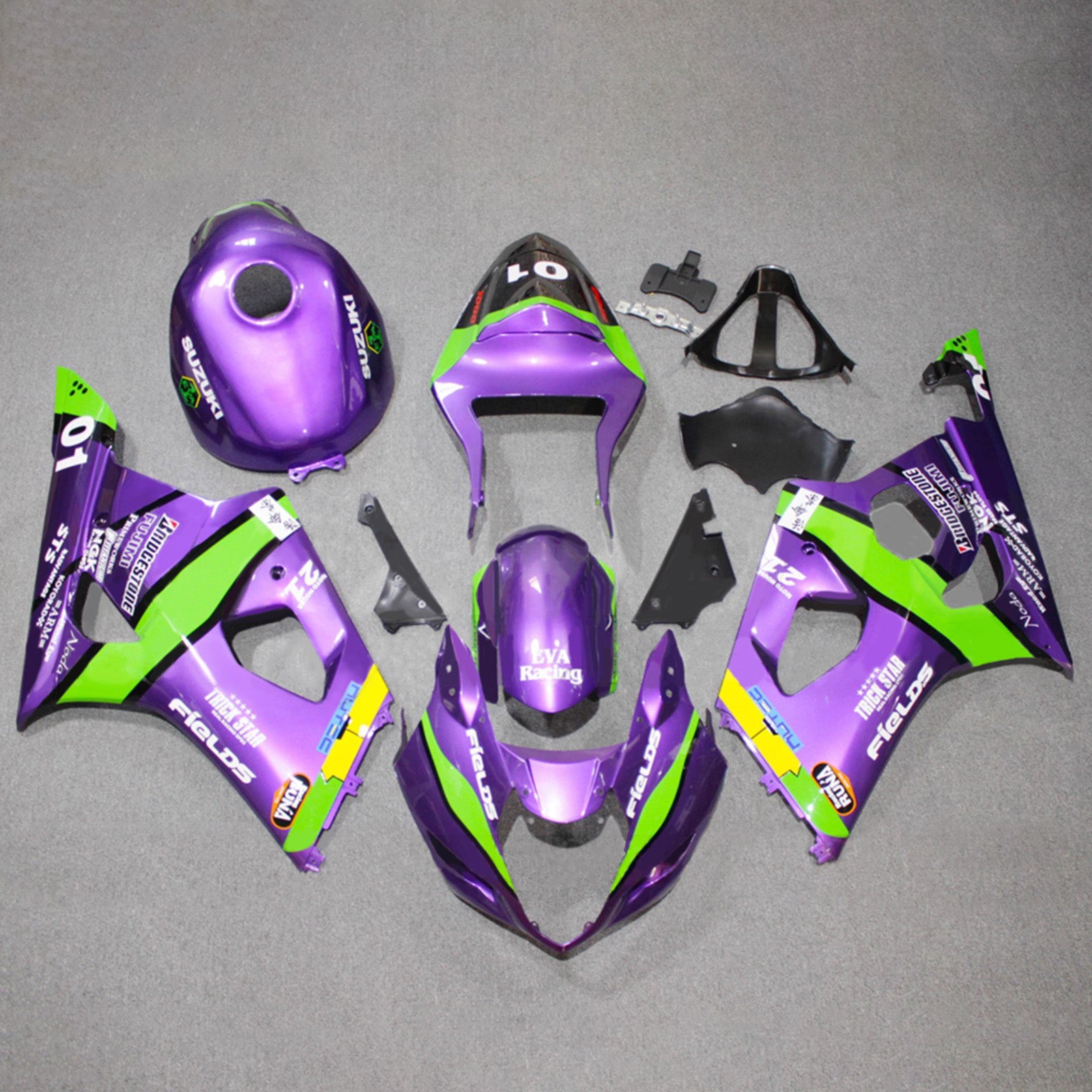 Injection Fairing Kit Bodywork Plastic ABS For Suzuki GSXR1000 2003-2004 K3