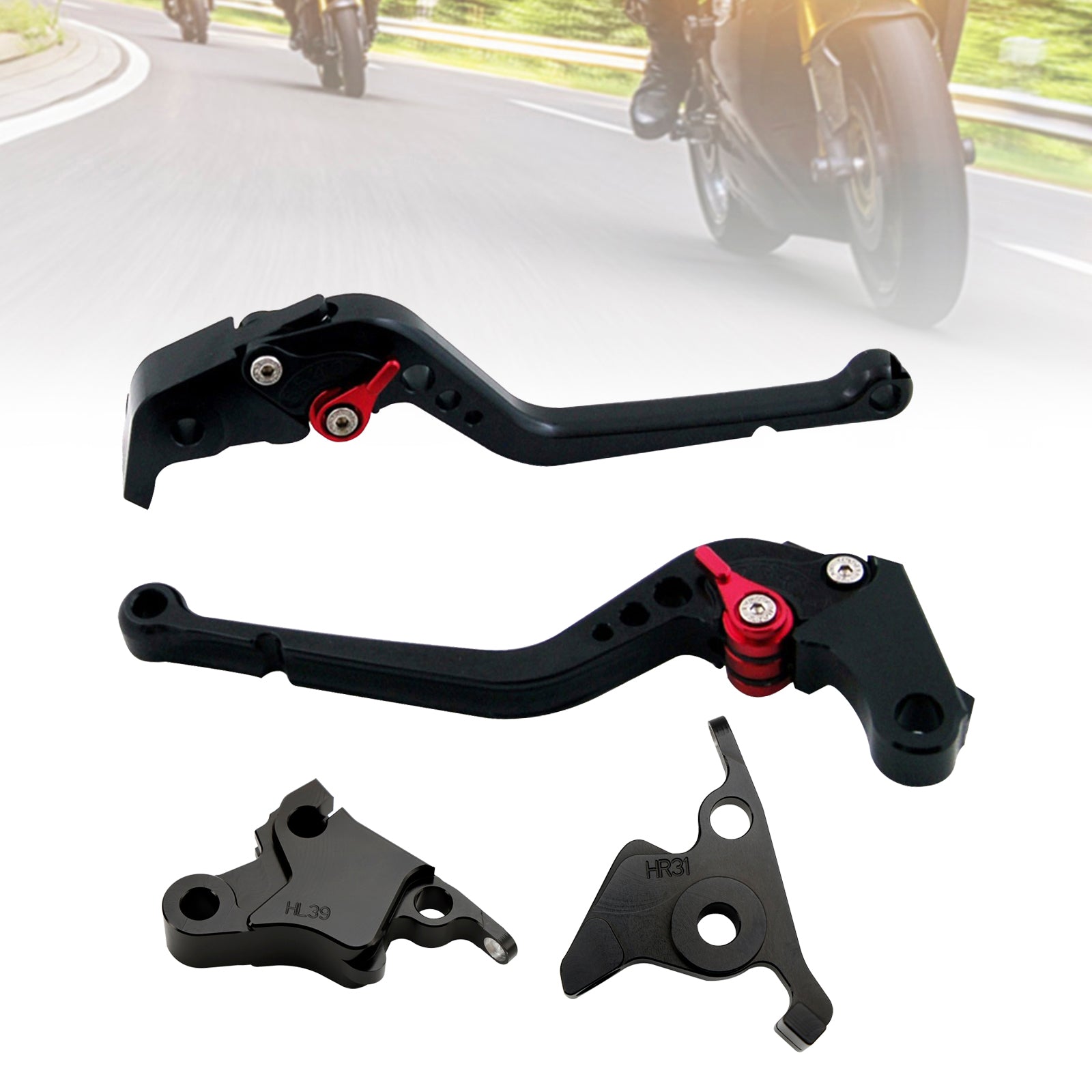 Palanca de freno de embrague larga apta para CFMOTO 450SS 450SR 21-23 450NK 23-24