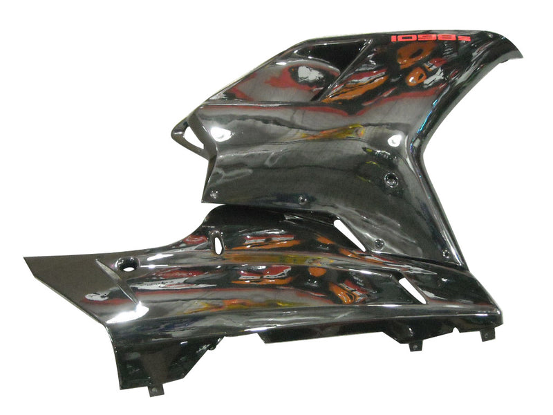 2007-2012 Ducati 1098/1198/848 Black Bodywork Fairing ABS Injection Mold 4