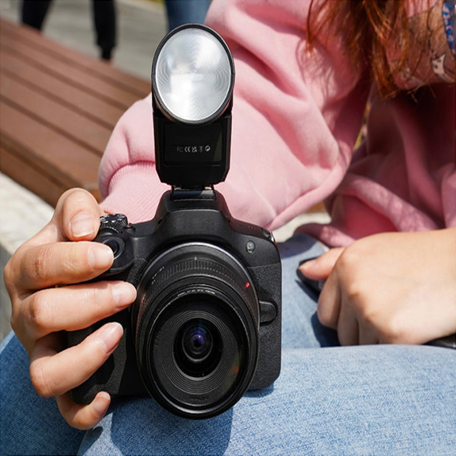 F02 Mini-flitslicht Micro Enkele camera Flitsschoen Draagbare fotografie Invullicht