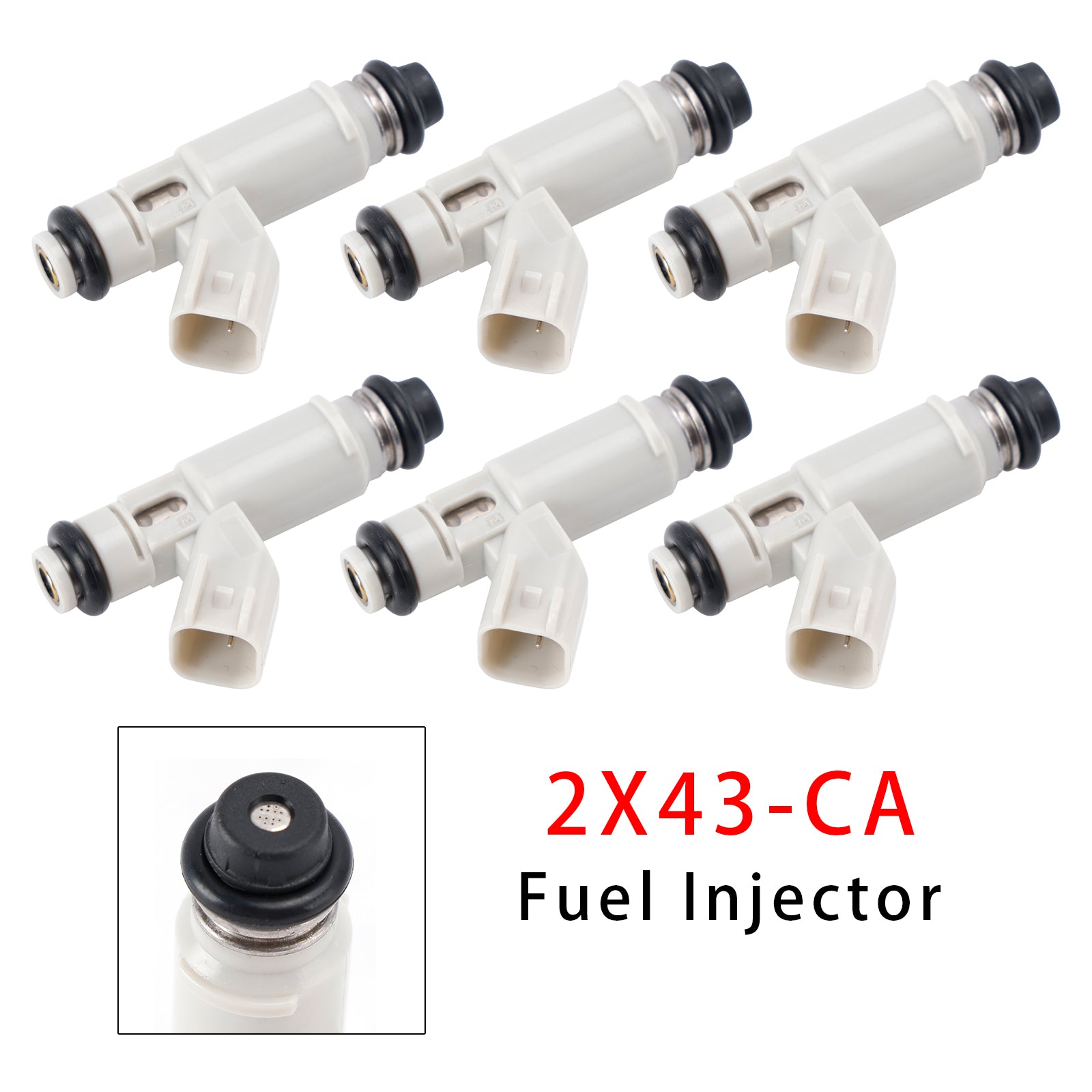 2001-2009 Jaguar Ford X-Type 2,1 L V6 6 pièces injecteur de carburant 2X43-CA 2X43CA