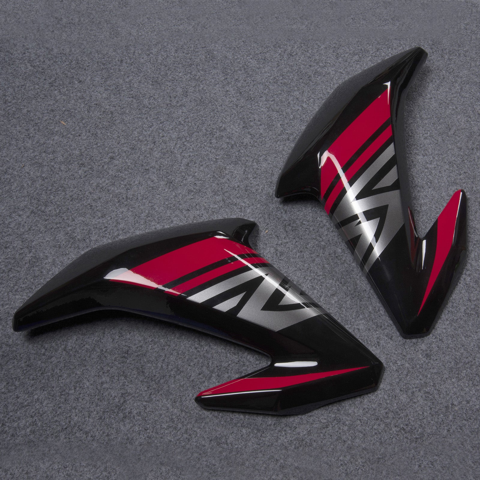 2017-2019 Kawasaki Z900 Silver Red Injection Plastic ABS Bodywork Generic