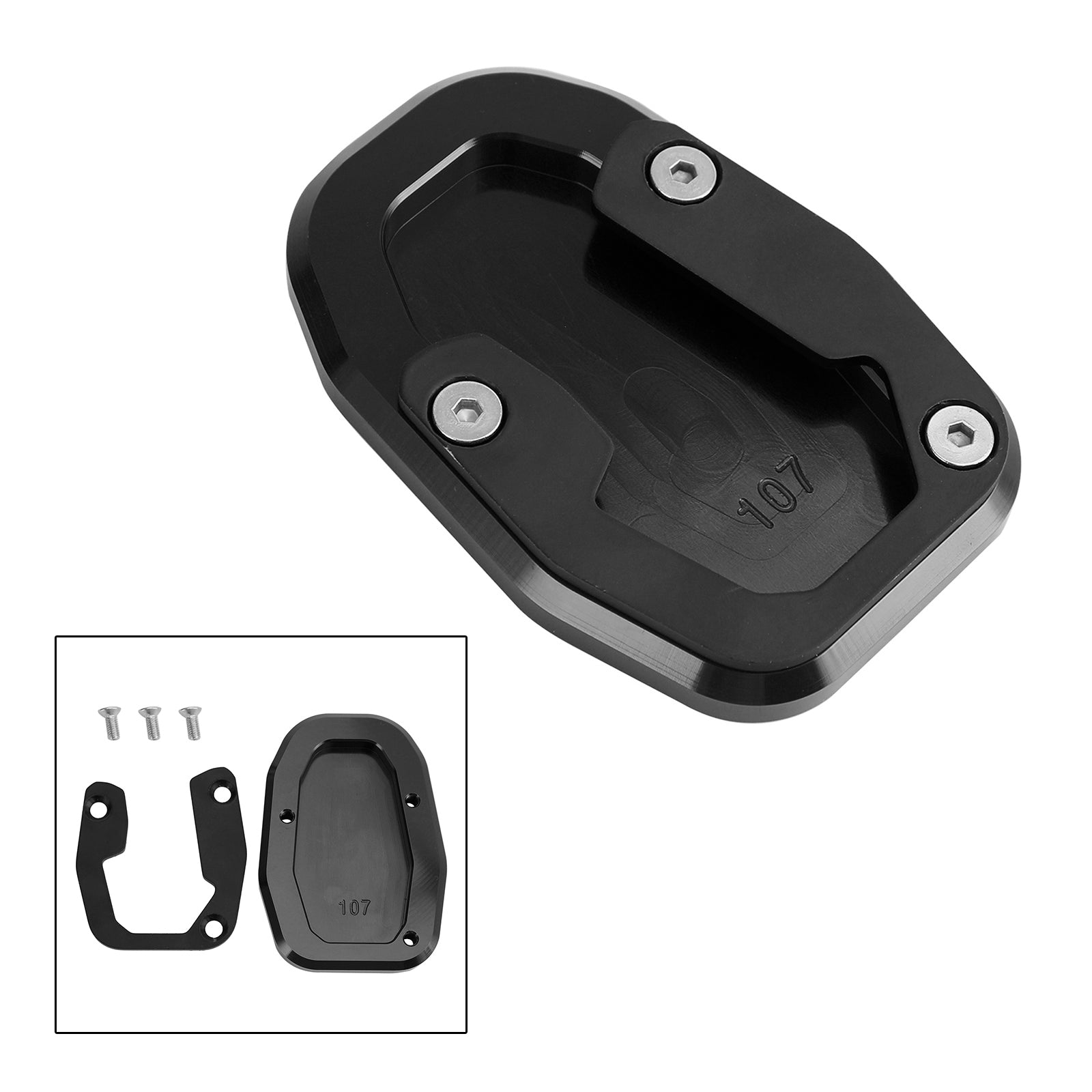 2022-2023 Ducati Desert X Kickstand Engel Plate Pad