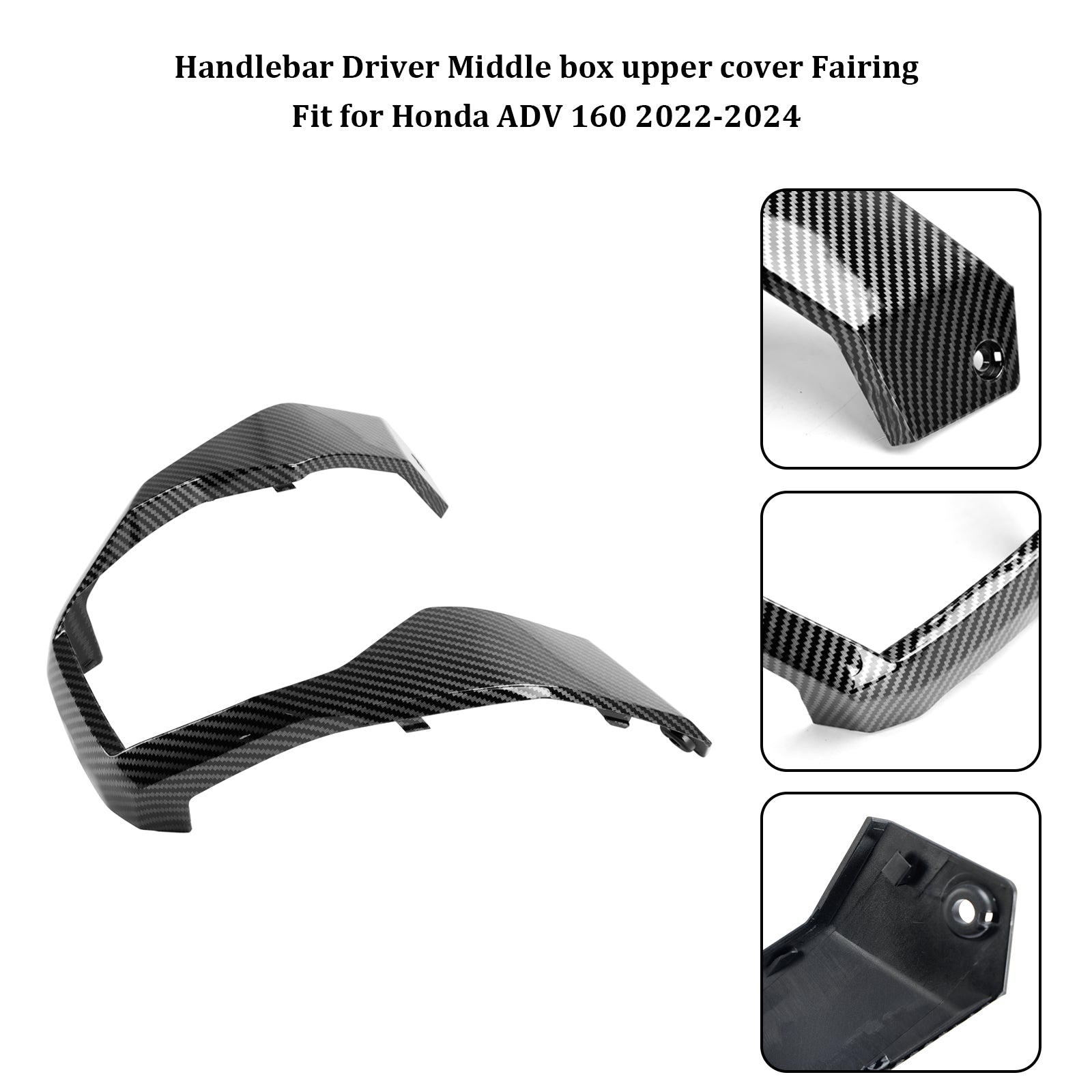 2023-2024 Honda ADV 160 Guidon Pilote Boîte centrale Couvercle inférieur Carénage