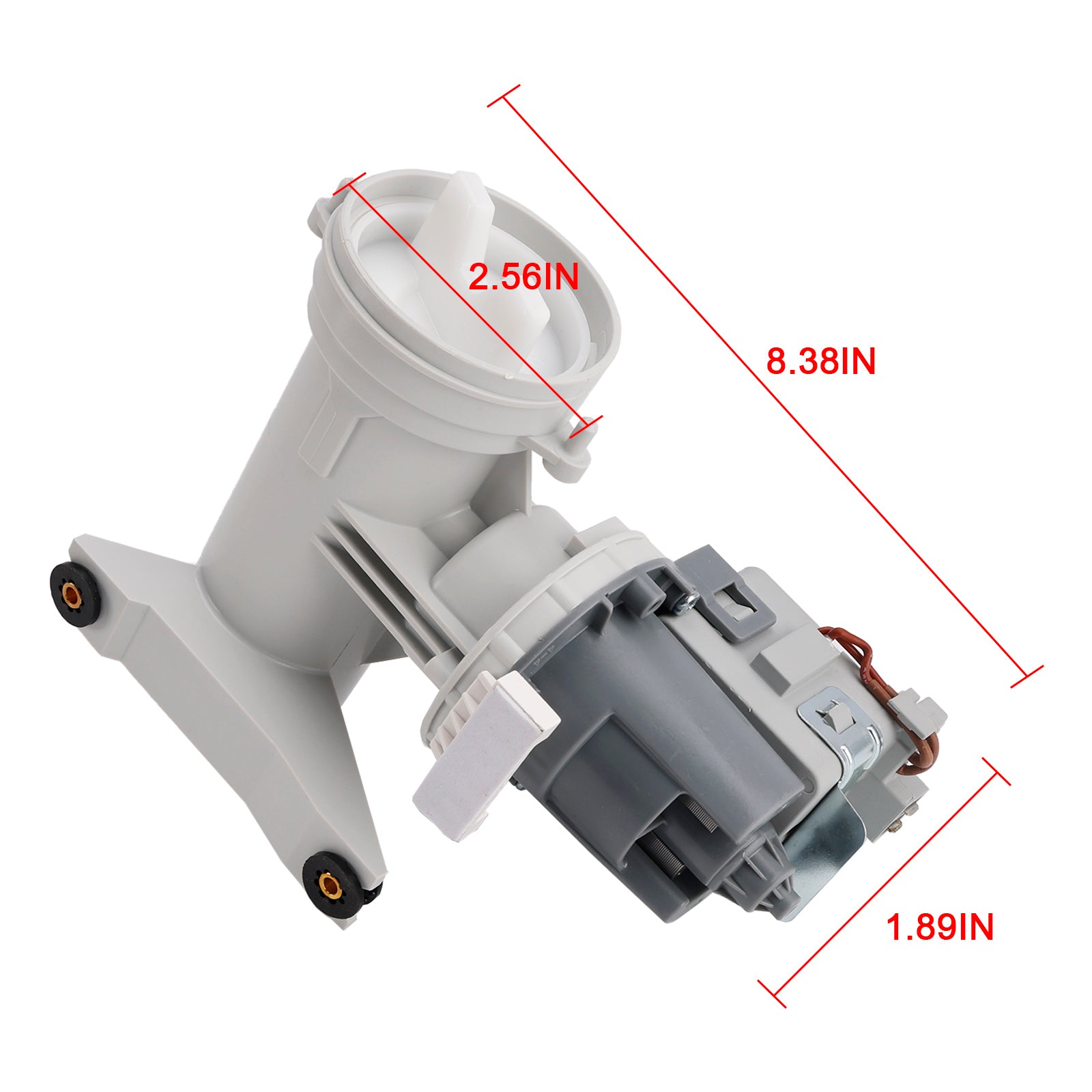 WH23X25518 WH11X34740 Front Loading Washer Drain Pump Assembly for GE Washer