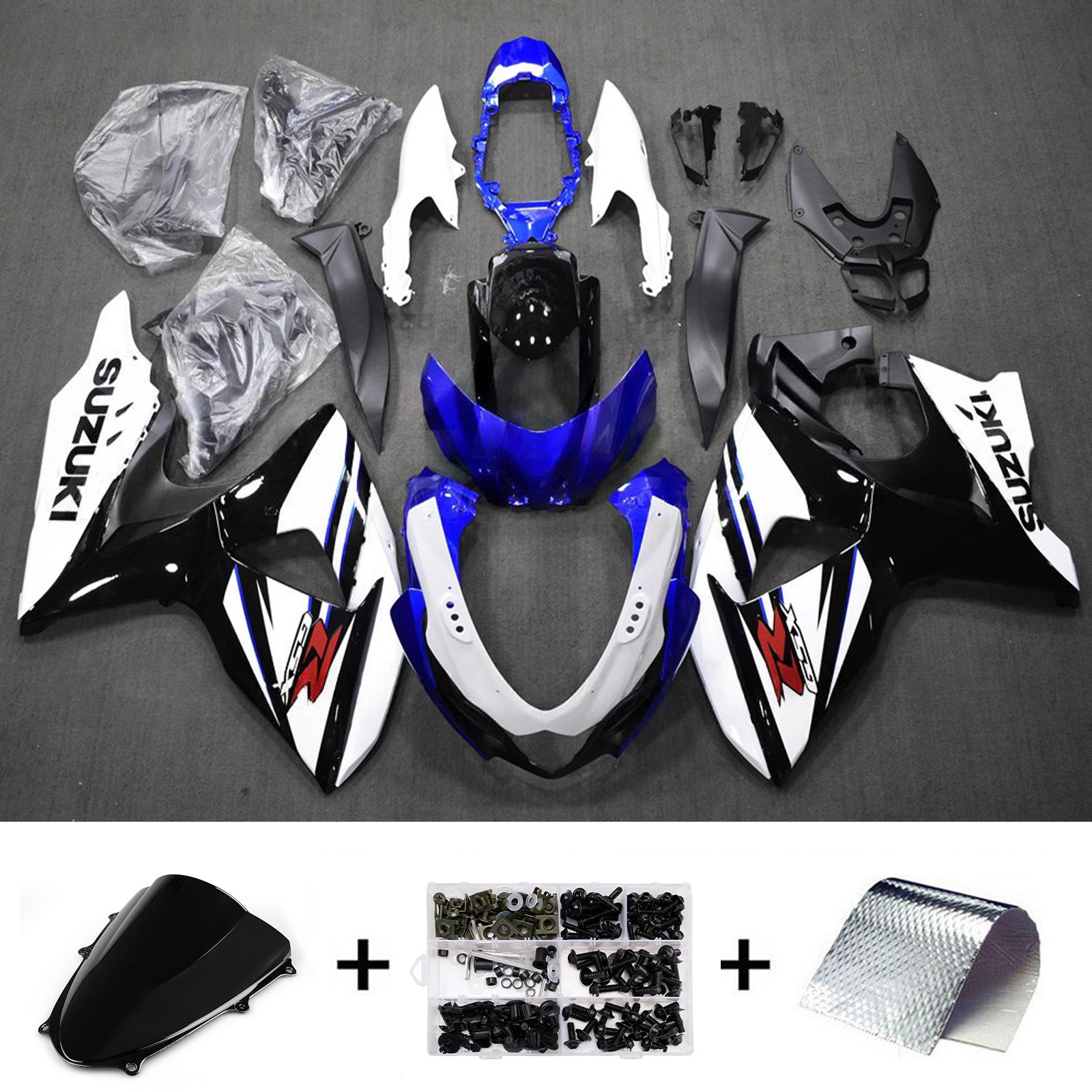 Injection Fairing Kit Bodywork Plastic ABS For Suzuki GSXR1000 2009-2016 K9