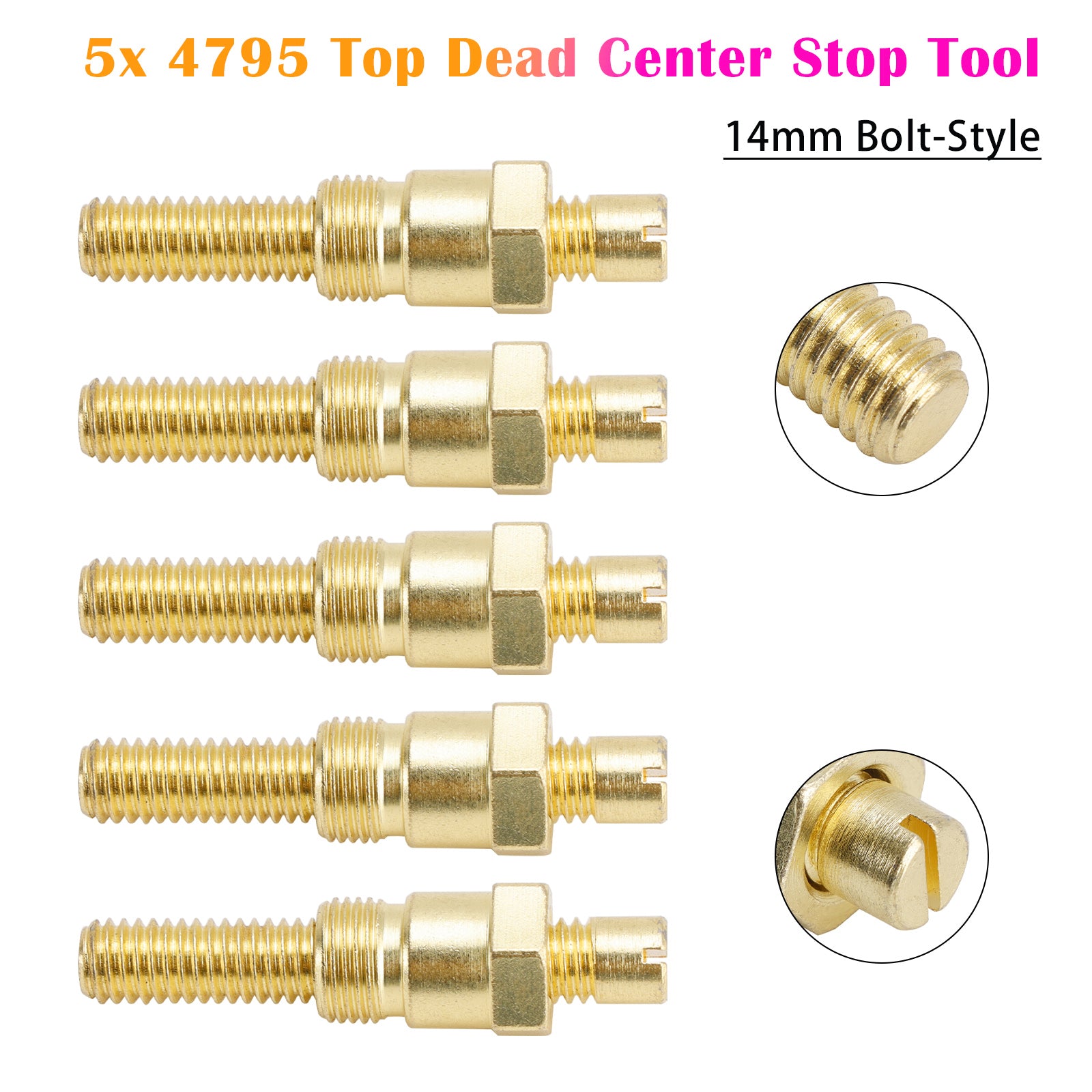 5X 4795 Top Dead Center Stop Tool 14mm Bolt-Style