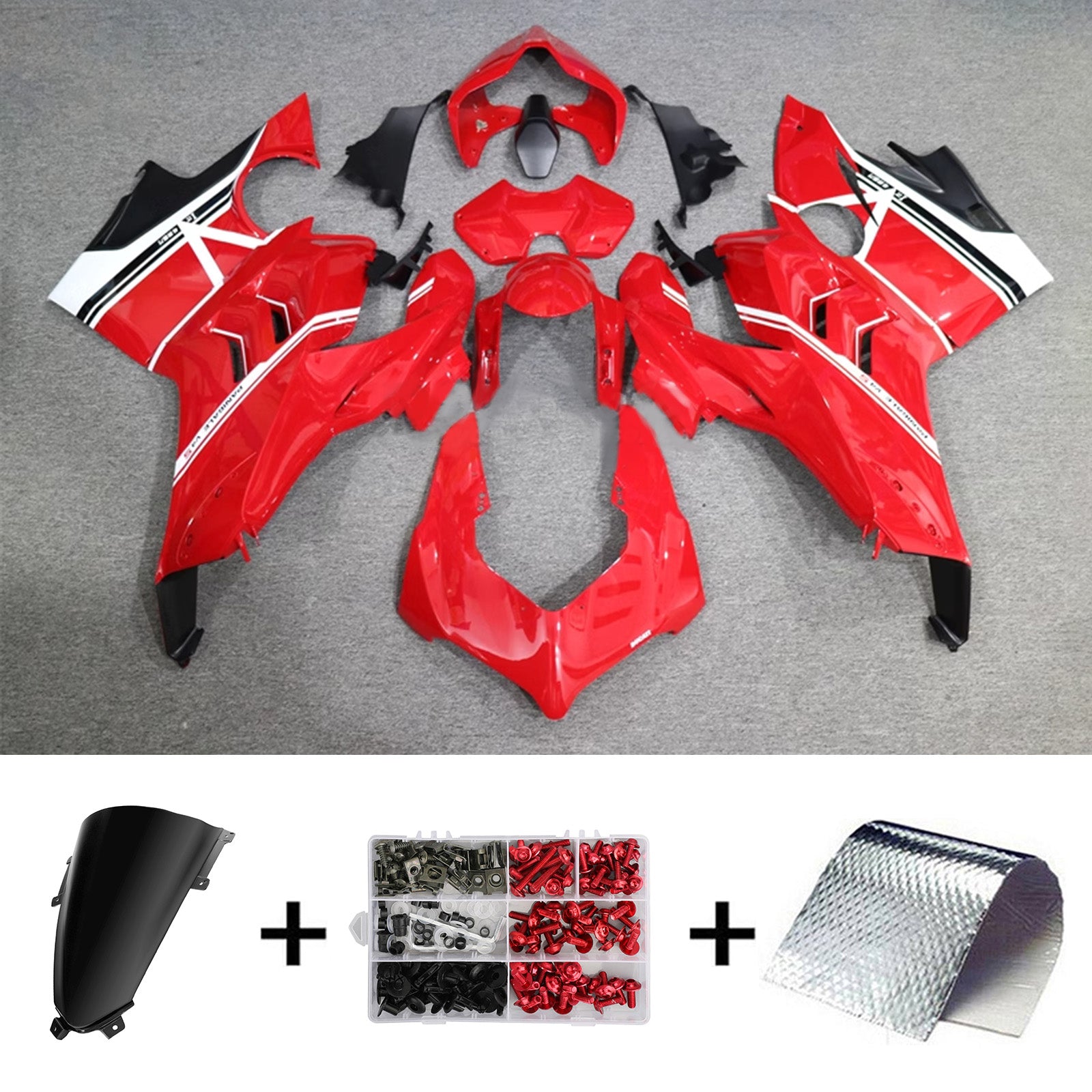2020-2021 Ducati Panigale V4/V4S 2019-2022 V4SP/V4R Kit de camerage d'injection de carrosserie