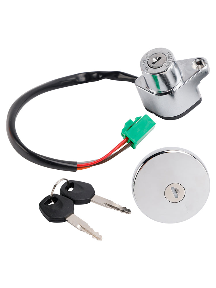 Ignition Key Switch Fuel Cap Lock Set For Suzuki Savage 650 Boulevard S40 86-19