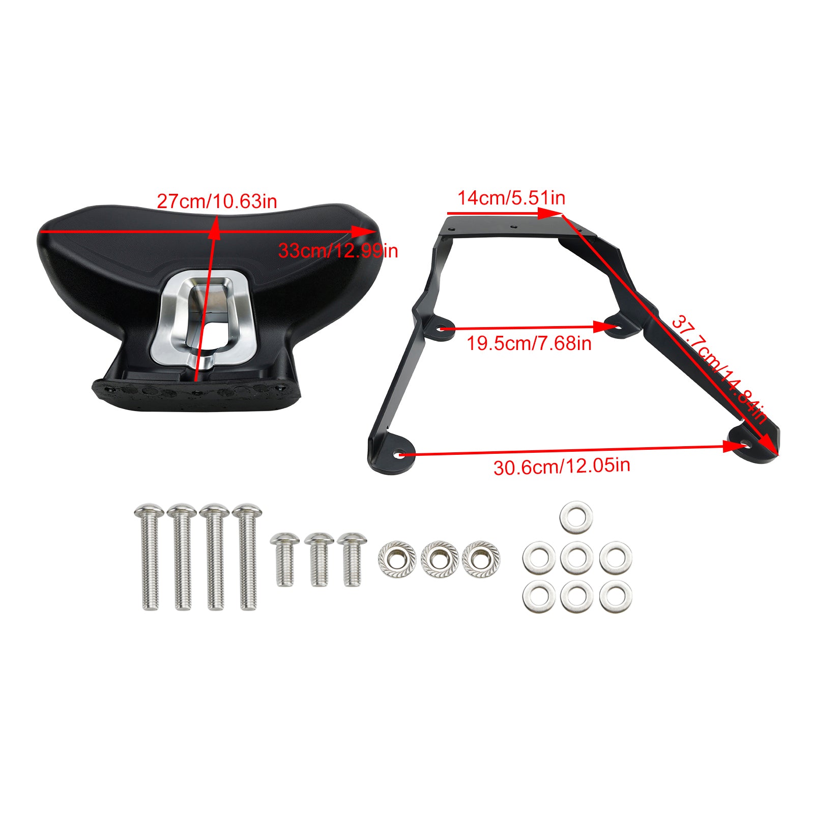 2023-2024 Honda ADV160 Passagier Sissy Bar-rugleuning