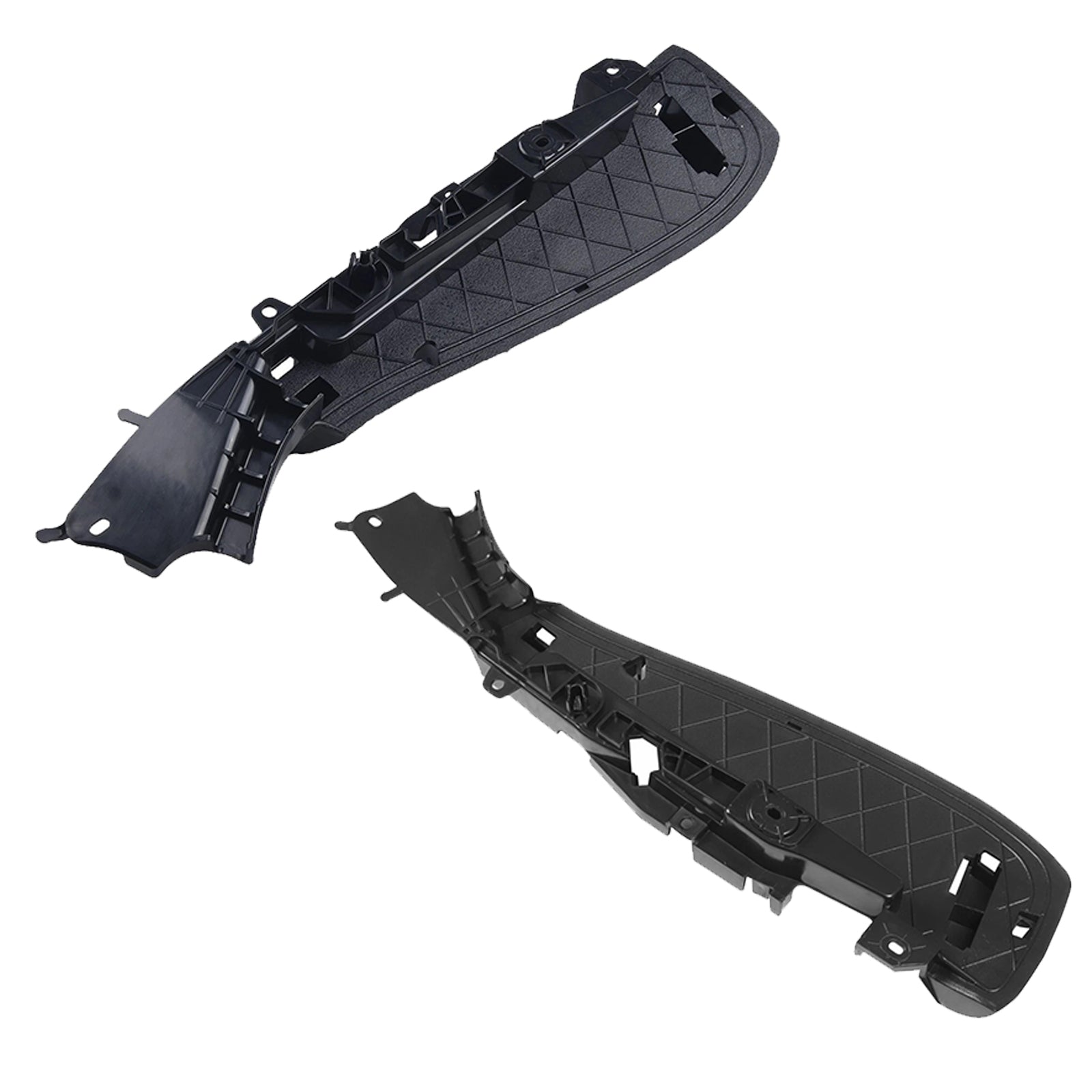 Left + Right Support Seat Track Rail Cover 52107317458 For BMW 5 7 Series