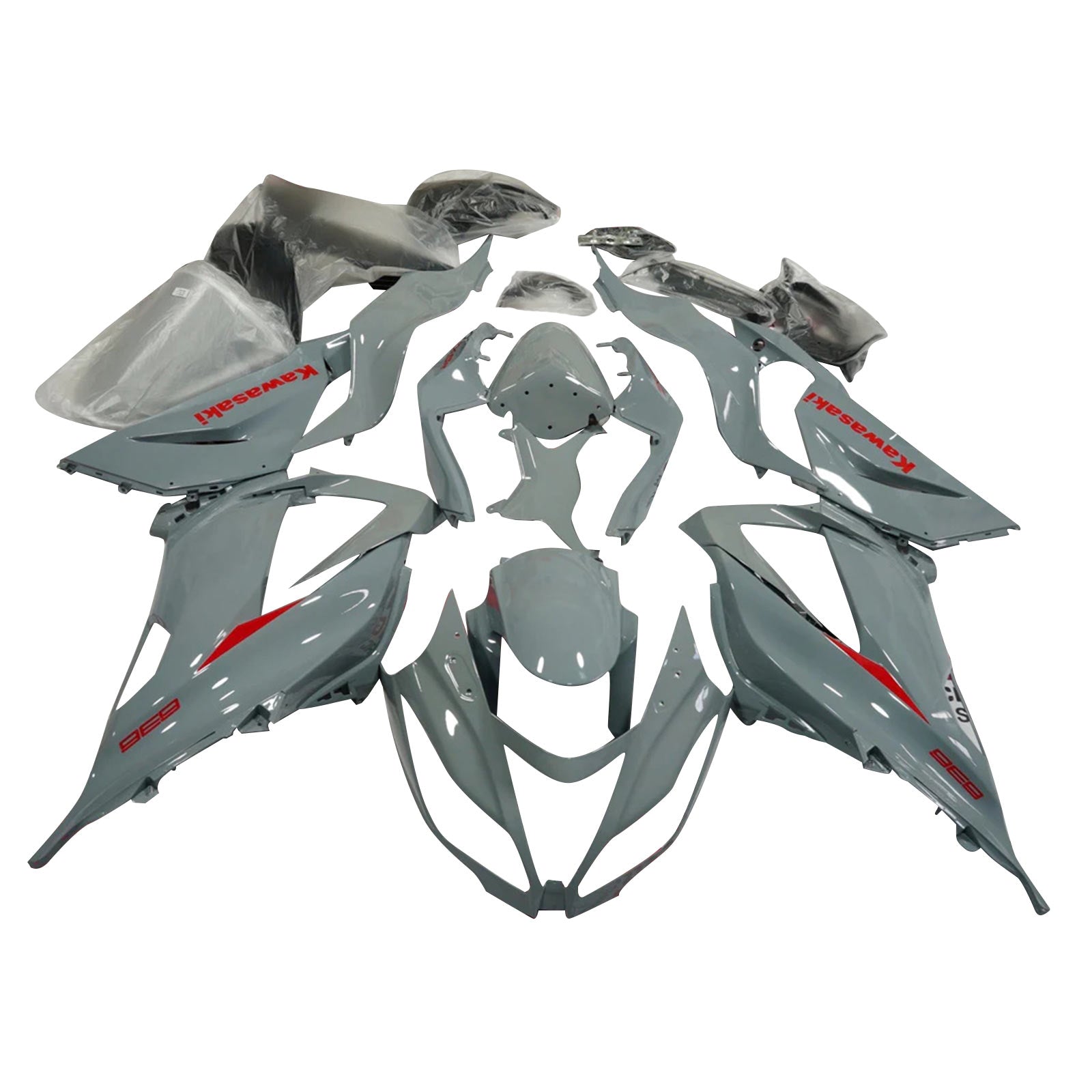 2013-2018 KAWASAKI ZX6R 636 Injektionsmässa Kit Bodywork Plastic ABS