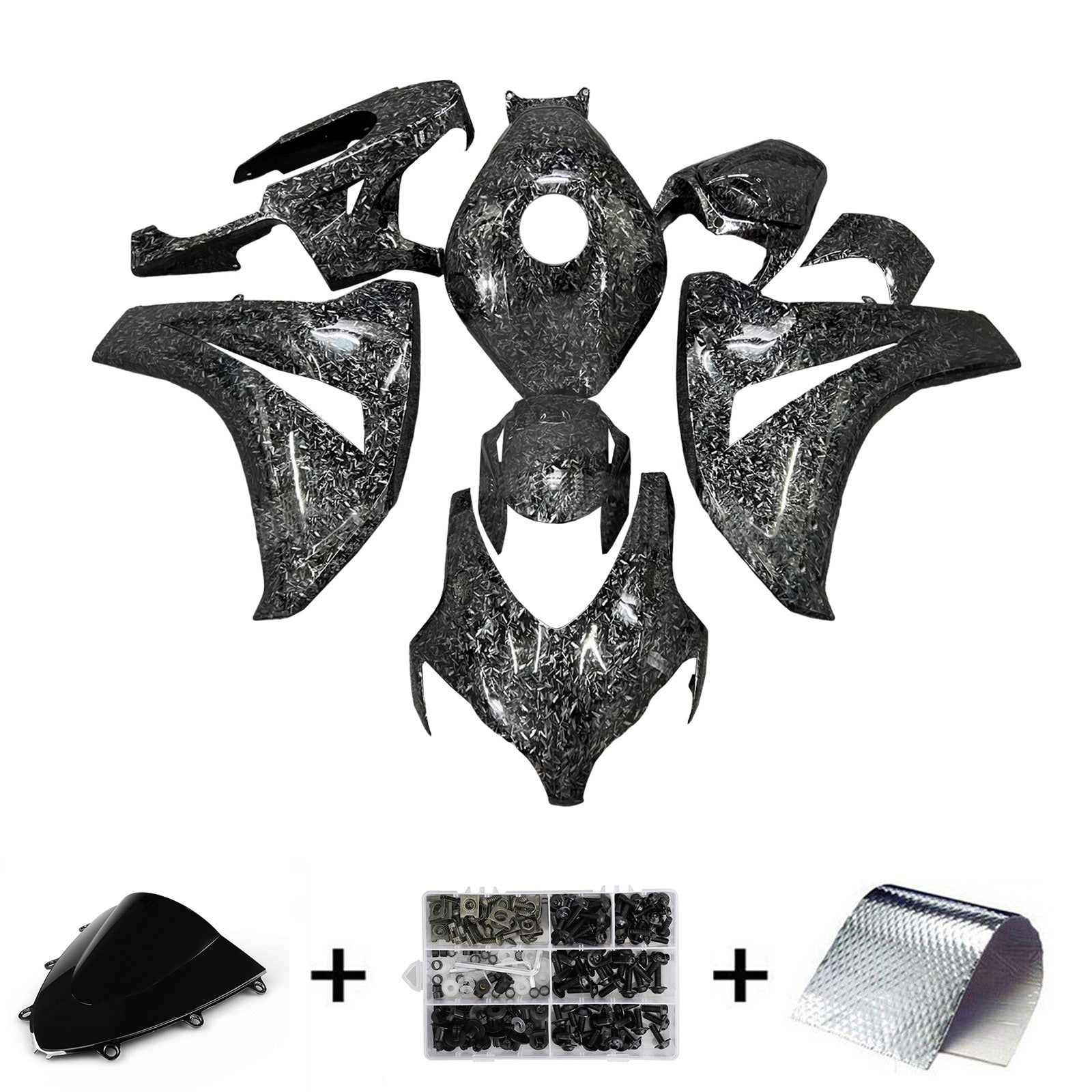 Injectiekuipset carrosserie kunststof ABS voor Honda CBR1000RR 2008-2011