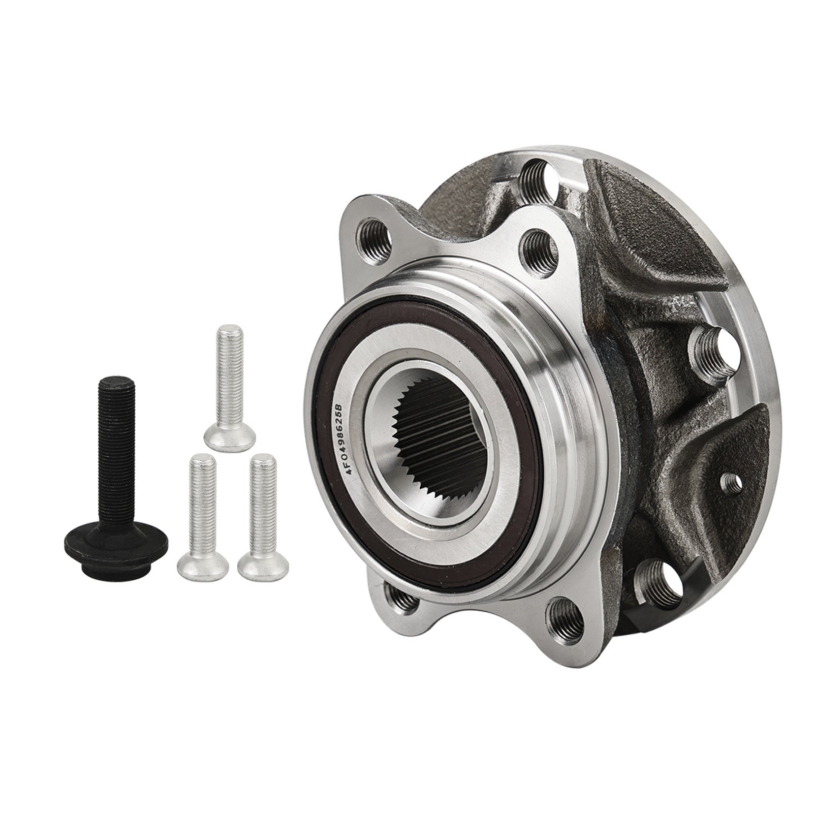 Hub de roulement de roue avant 4F0498625B pour Audi A6 A6 ALROAD C6 4F2 4F5 R8 422 423