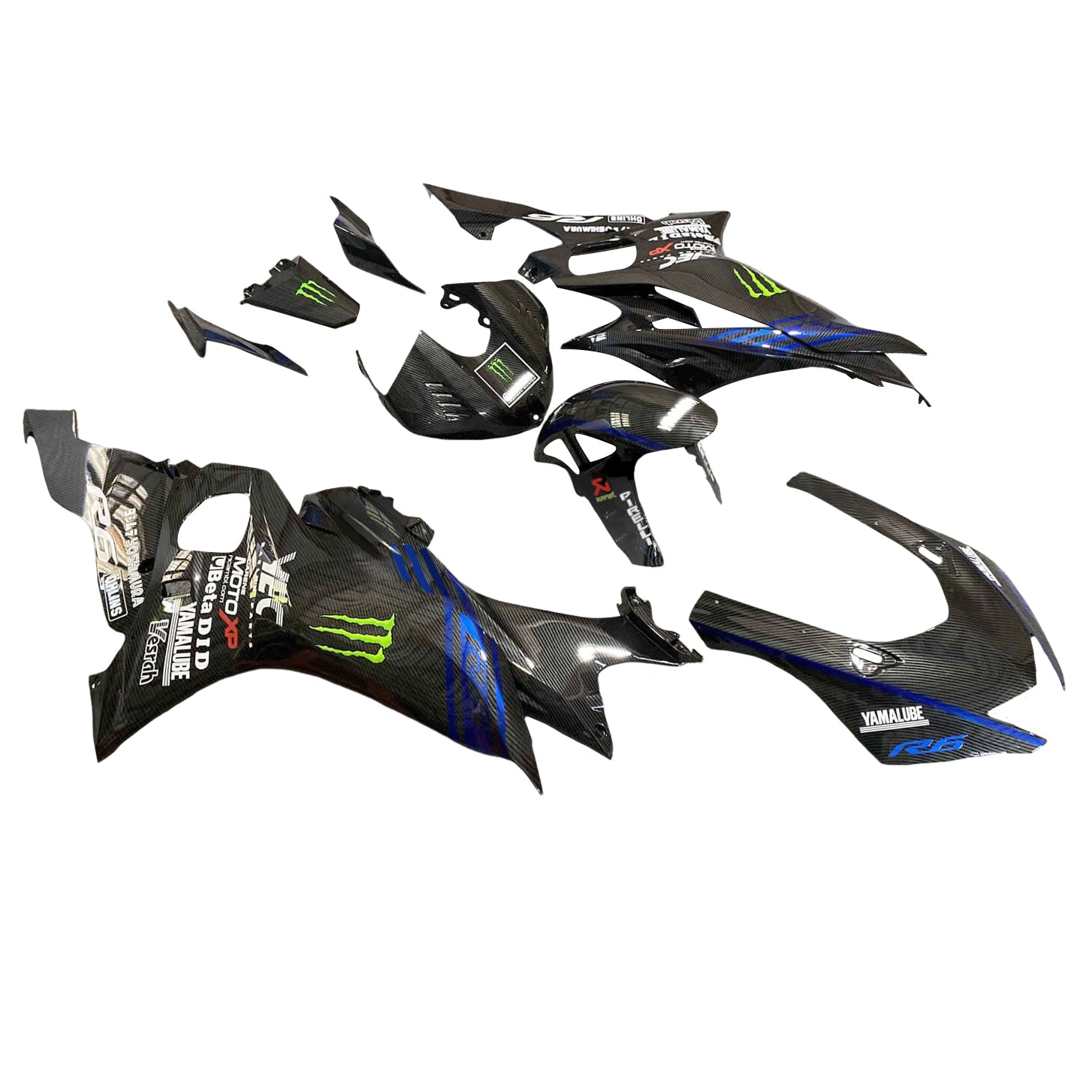 2017-2023 Yamaha YZF-R6 Kit de camerage d'injection Bodywork Plastic Abs