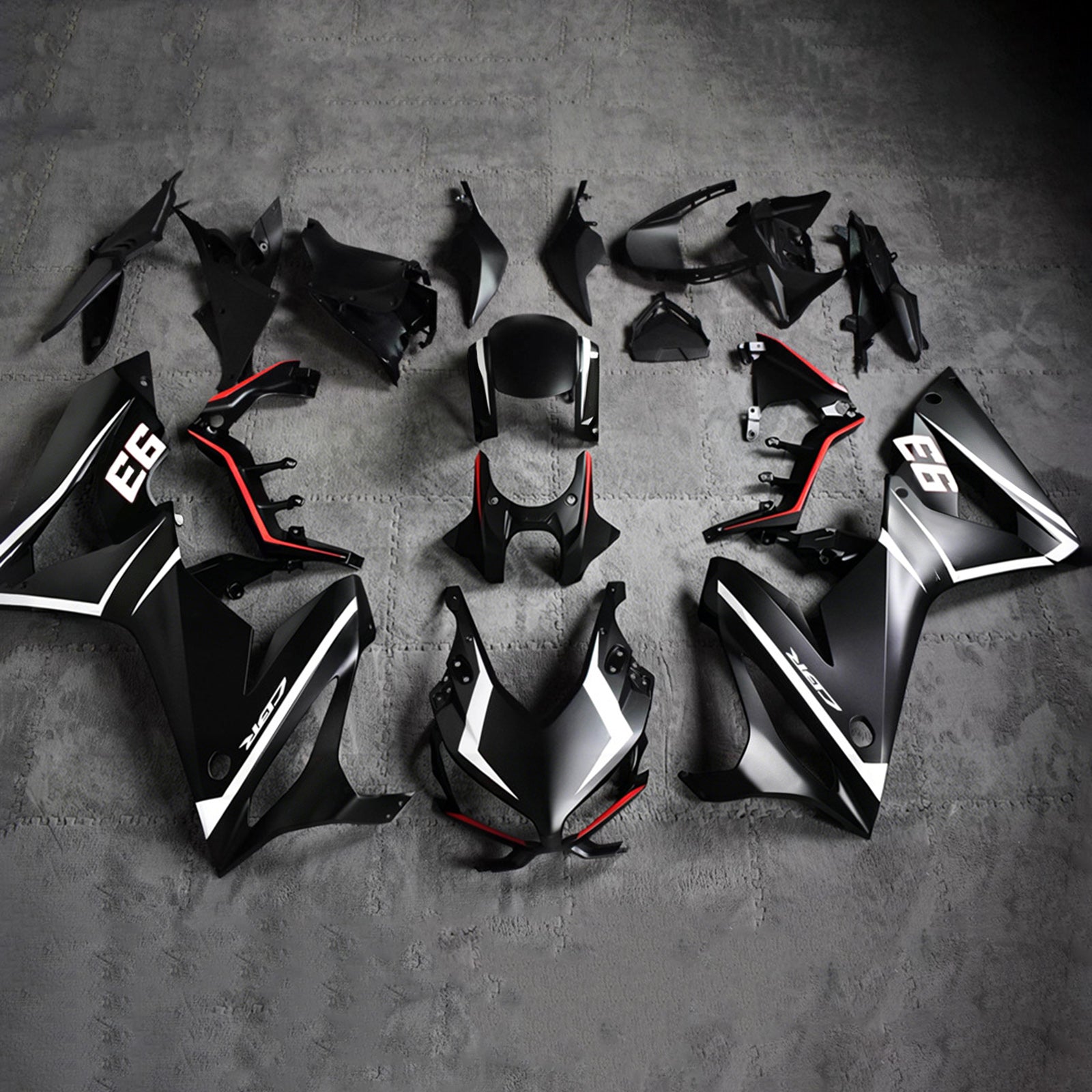 Injection Fairing Kit Bodywork Plastic ABS For Honda CBR650R 2019-2020
