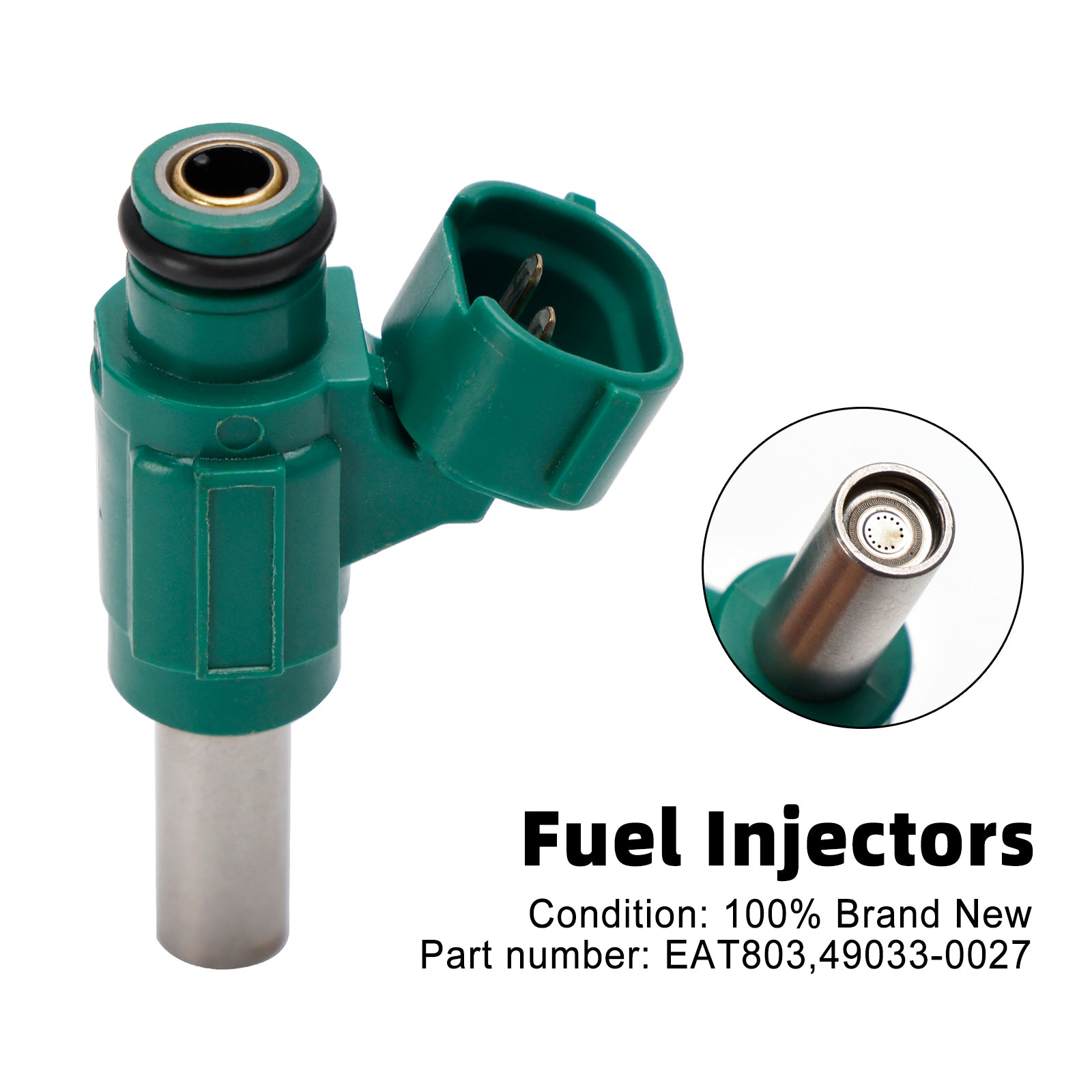 Eat803 Injektor paliva sa hodí 49033-0027 pre Kawasaki Ninja ZX10R ZX1000 2011-2017