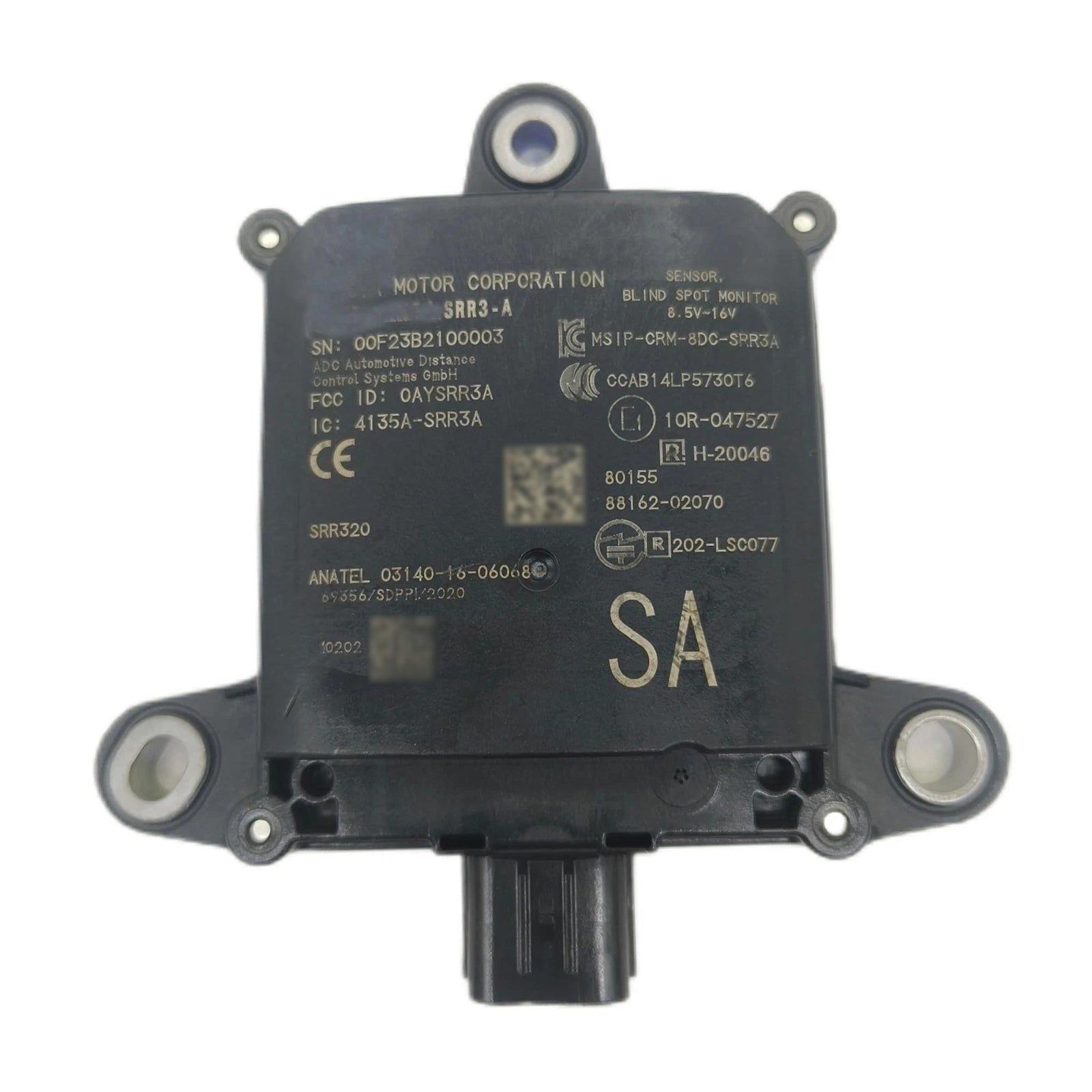 Rear Blind Spot Radar Sensor Module 88162-02070 For Toyota Corolla 2020-2023