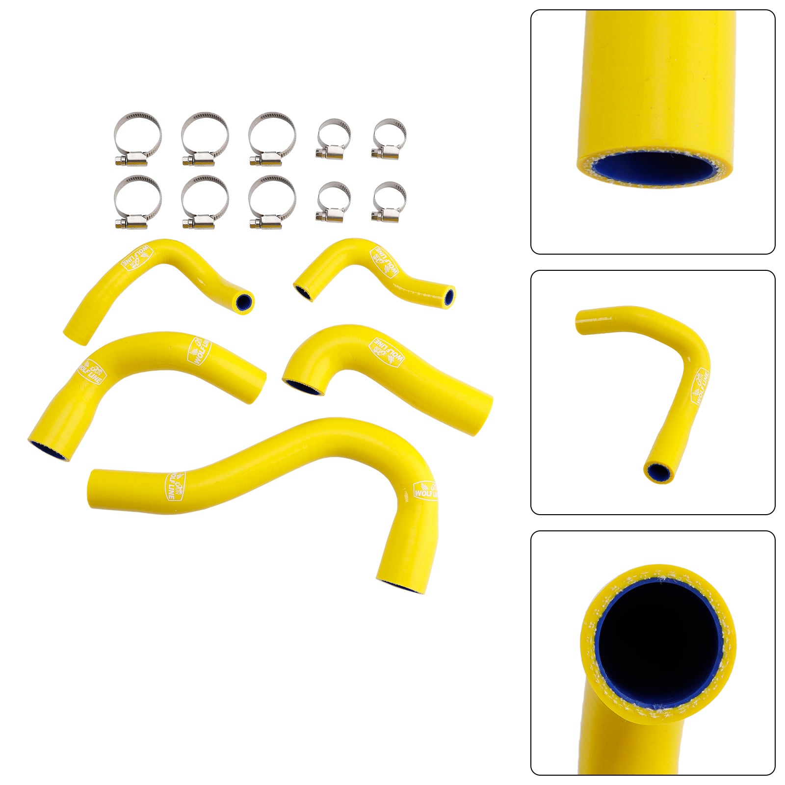 Yamaha MT-09 XSR900 TRACER 9/GT Todos os anos Silicone Radiator Coolant Mangueira