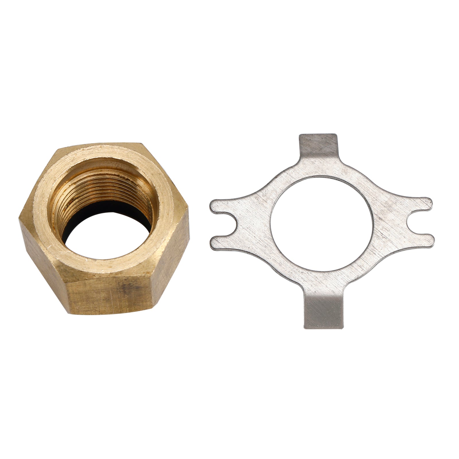 Mercury Mercruiser propellermoer met borgplaat geschikt voor 11-8M0056234