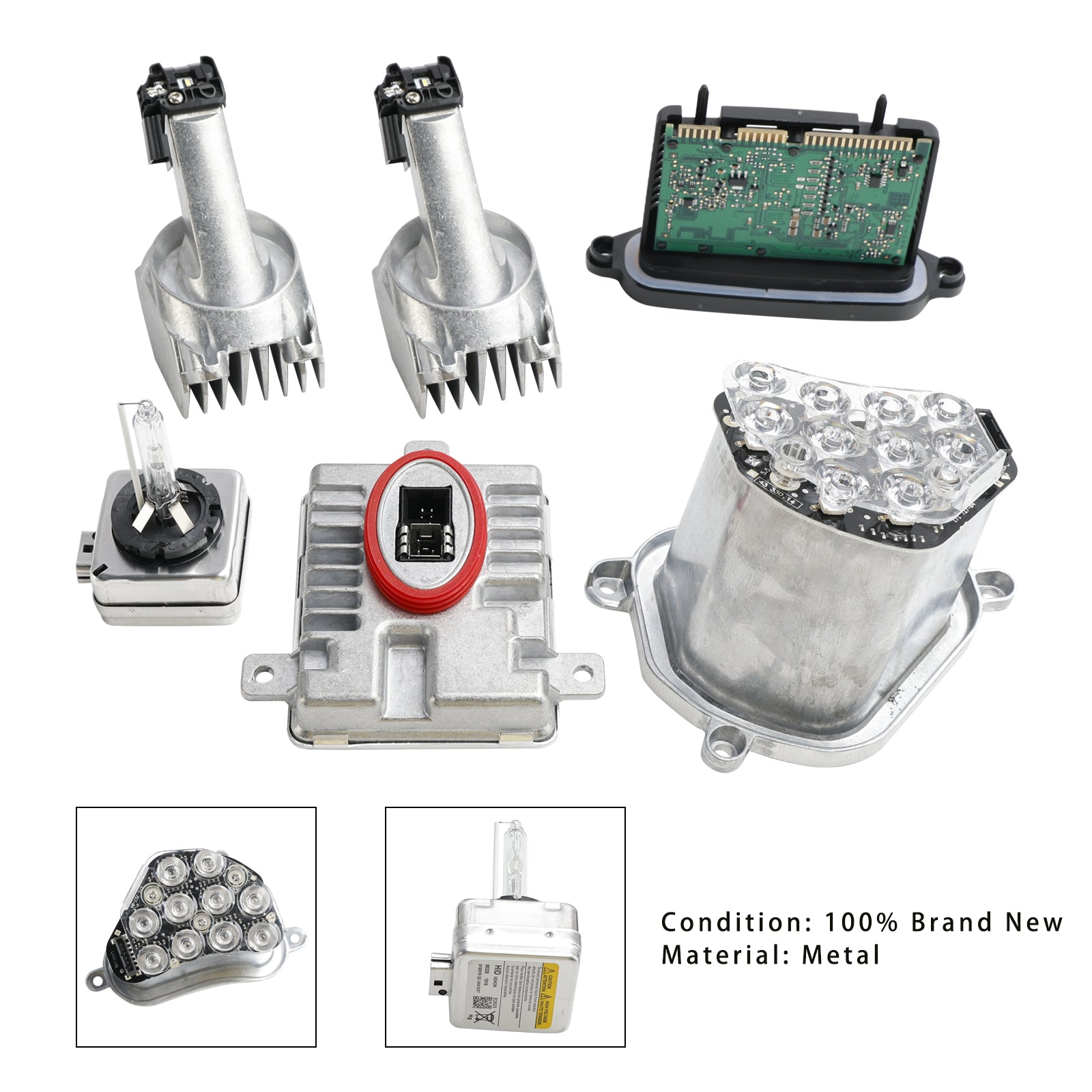 Xenon Bull Bulbo LED Módulo Diodo Kit RH para BMW 5 Série 528i 535i 2011-2013