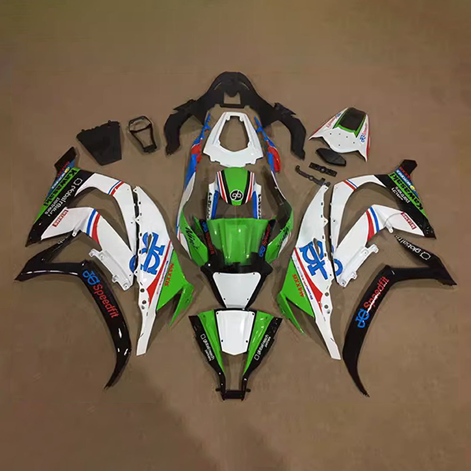 Injection Fairing Kit Bodywork Plastic ABS fit For Kawasaki ZX10R 2011-2015