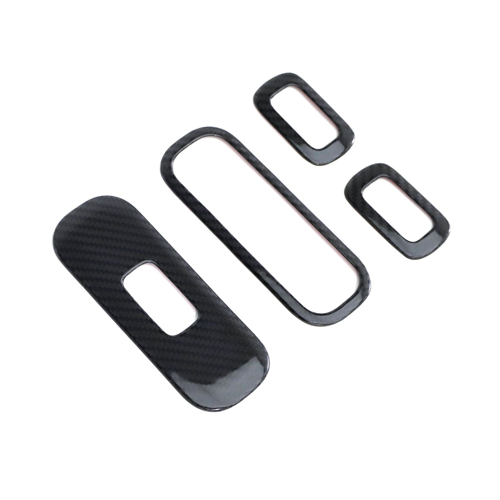 Carbon Fiber Glass Lift Switch Frame Trim Fit Benz G-Class W464 W465 2019-2026